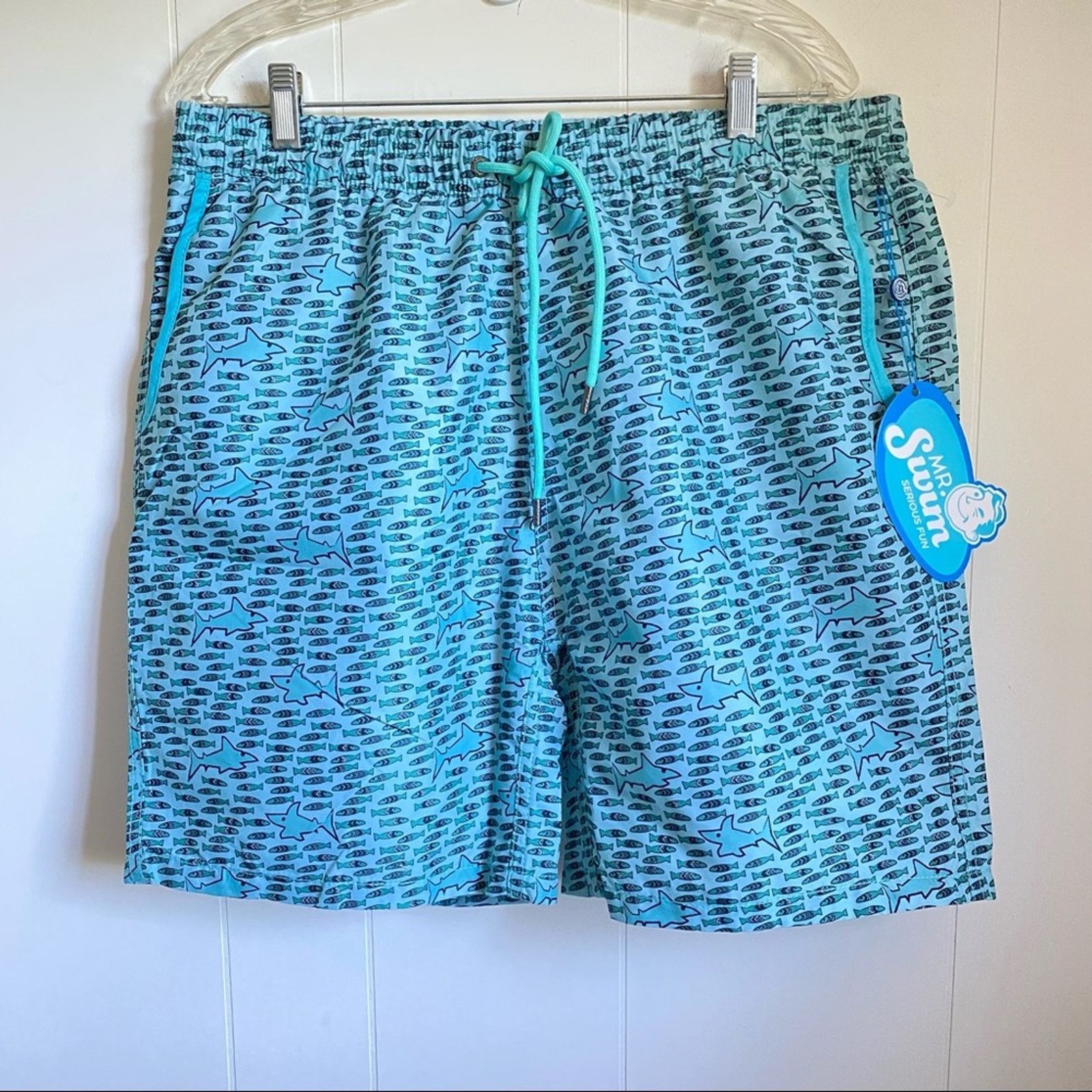 Swims Mr Swim Sharks Green Swim Trunks Size US 44 / EU 60 - 1 Thumbnail