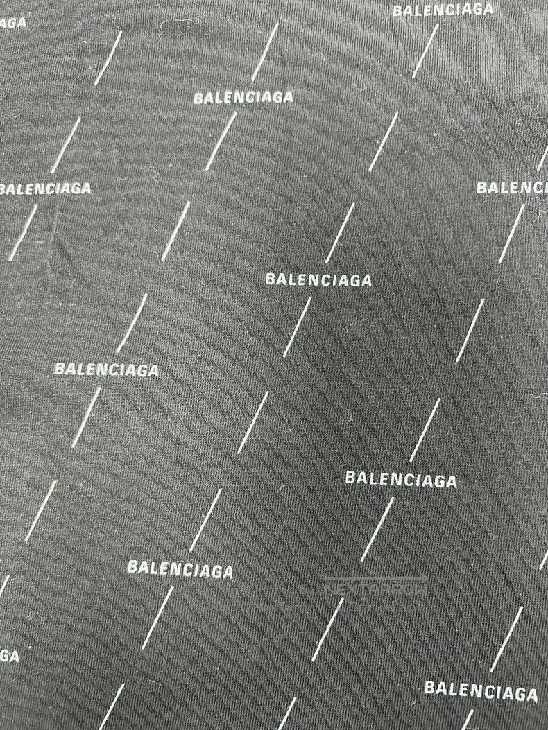 Balenciaga Balenciaga All-over Logo Short Sleeve Size US M / EU 48-50 / 2 - 3 Thumbnail