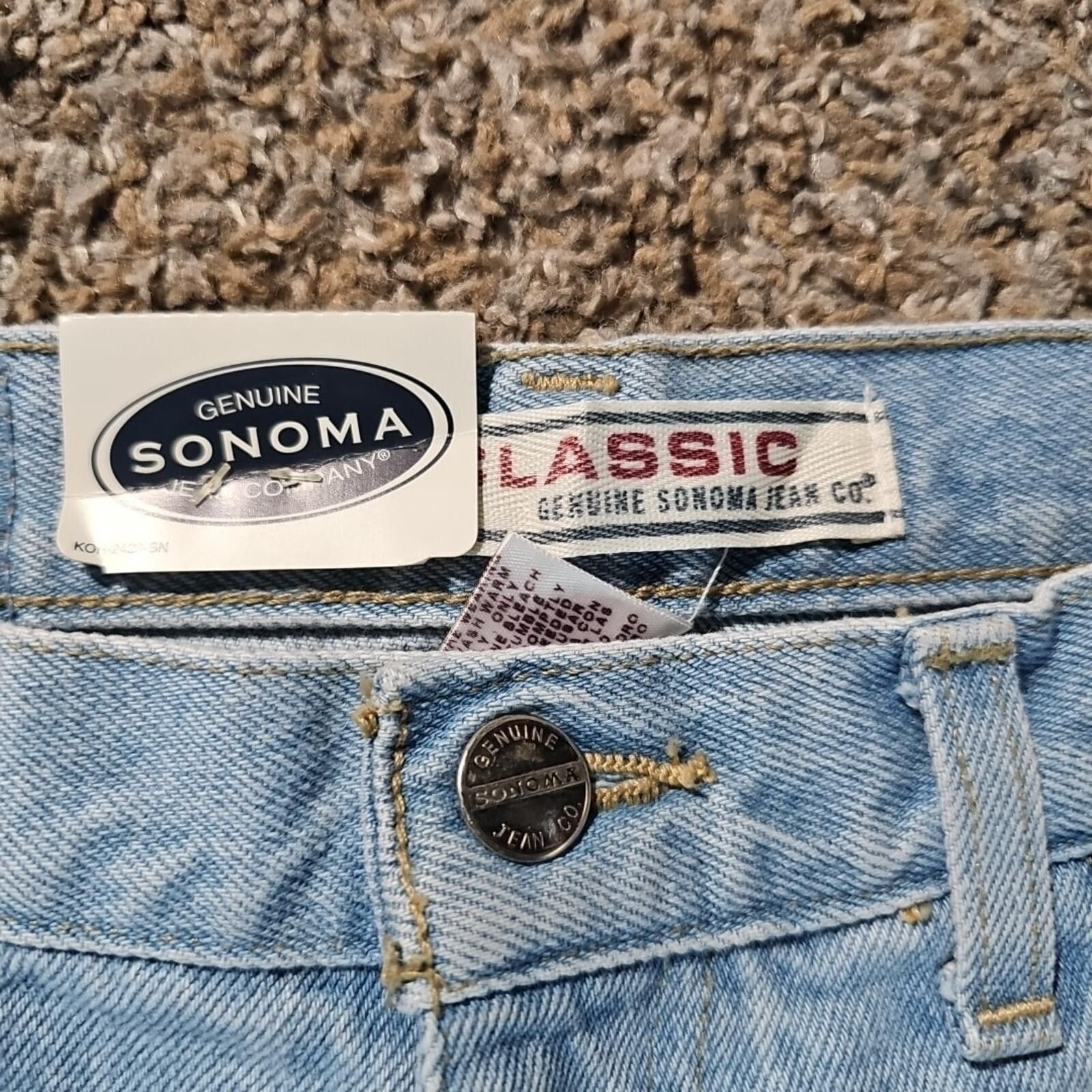 Sonoma VINTAGE Sonoma Jeans 34x32 Deadstock Classic Fit Y2K NWT Size US 34 / EU 50 - 2 Thumbnail