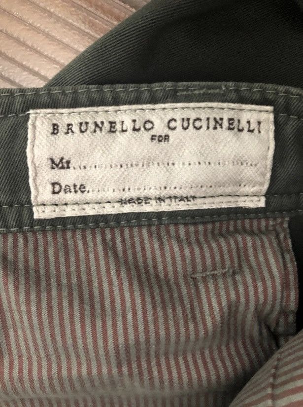 Brunello Cucinelli Brunello Cucinelli 🇮🇹 Olive Green Resort Bermuda Short 54 NEW Size US 38 / EU 54 - 2 Thumbnail