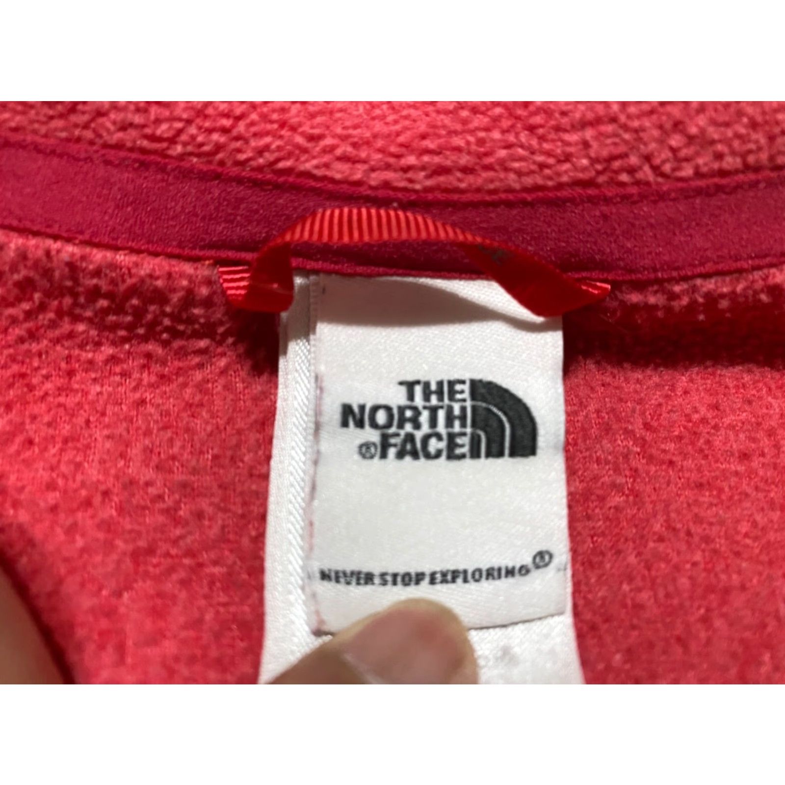 The North Face The North Face Womens Large Pink Sweater 1/2 Zip Pullover Long Sleeve Fleece Size L / US 10 / IT 46 - 3 Thumbnail
