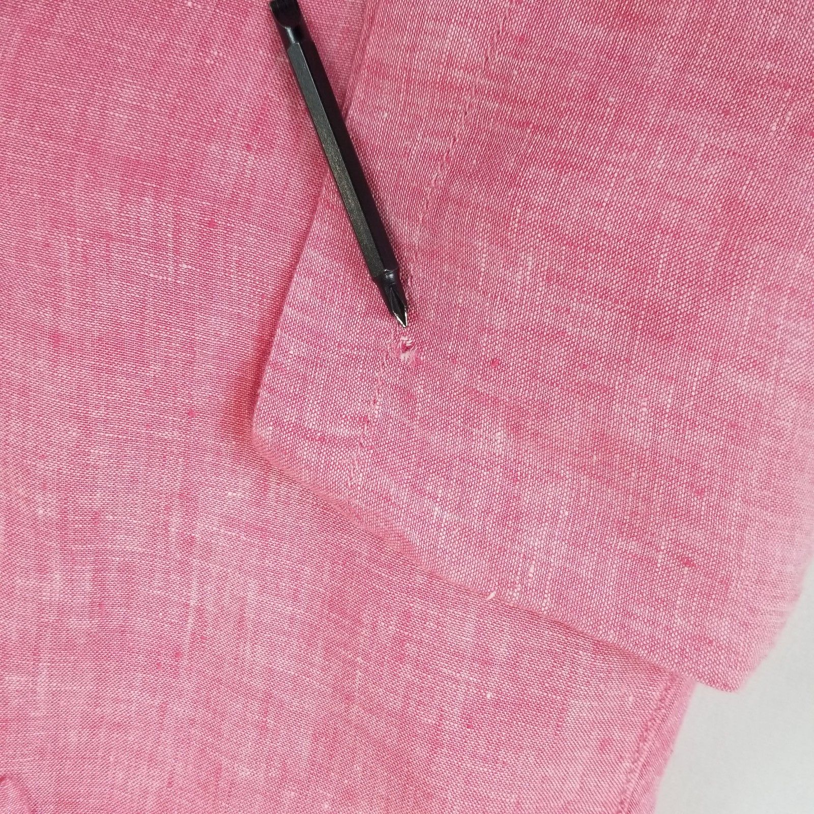 Other Sigrid Olsen Top Women’s 1X Pink 100% Linen Tunic Size XL / US 12-14 / IT 48-50 - 9 Thumbnail