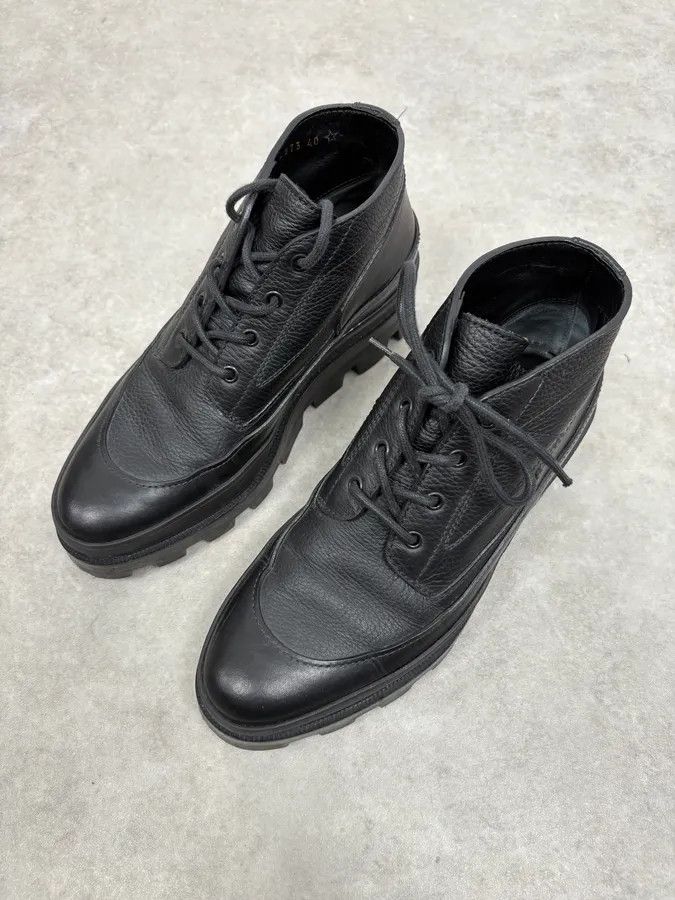 Balenciaga Balenciaga Black Premium Mountain Leather Boots Size US 7 / EU 40 - 3 Thumbnail