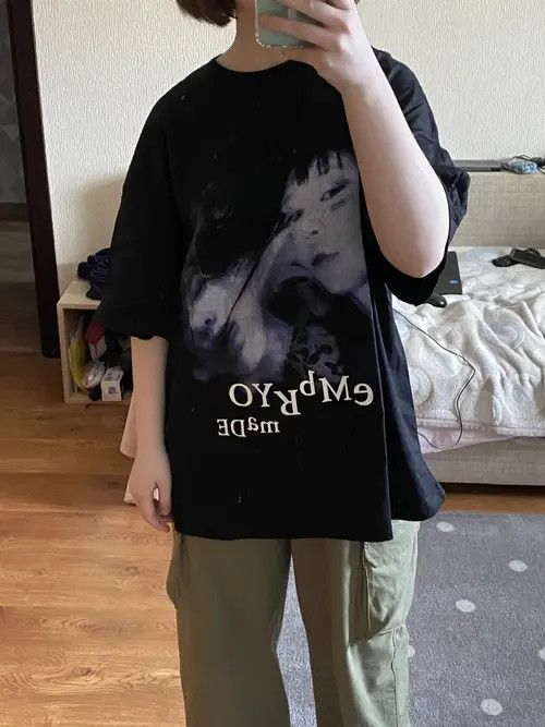 Japanese Brand Honoka x Matsu White Color Illusion Girl Embryo Made Tee Size US XL / EU 56 / 4 - 6 Thumbnail