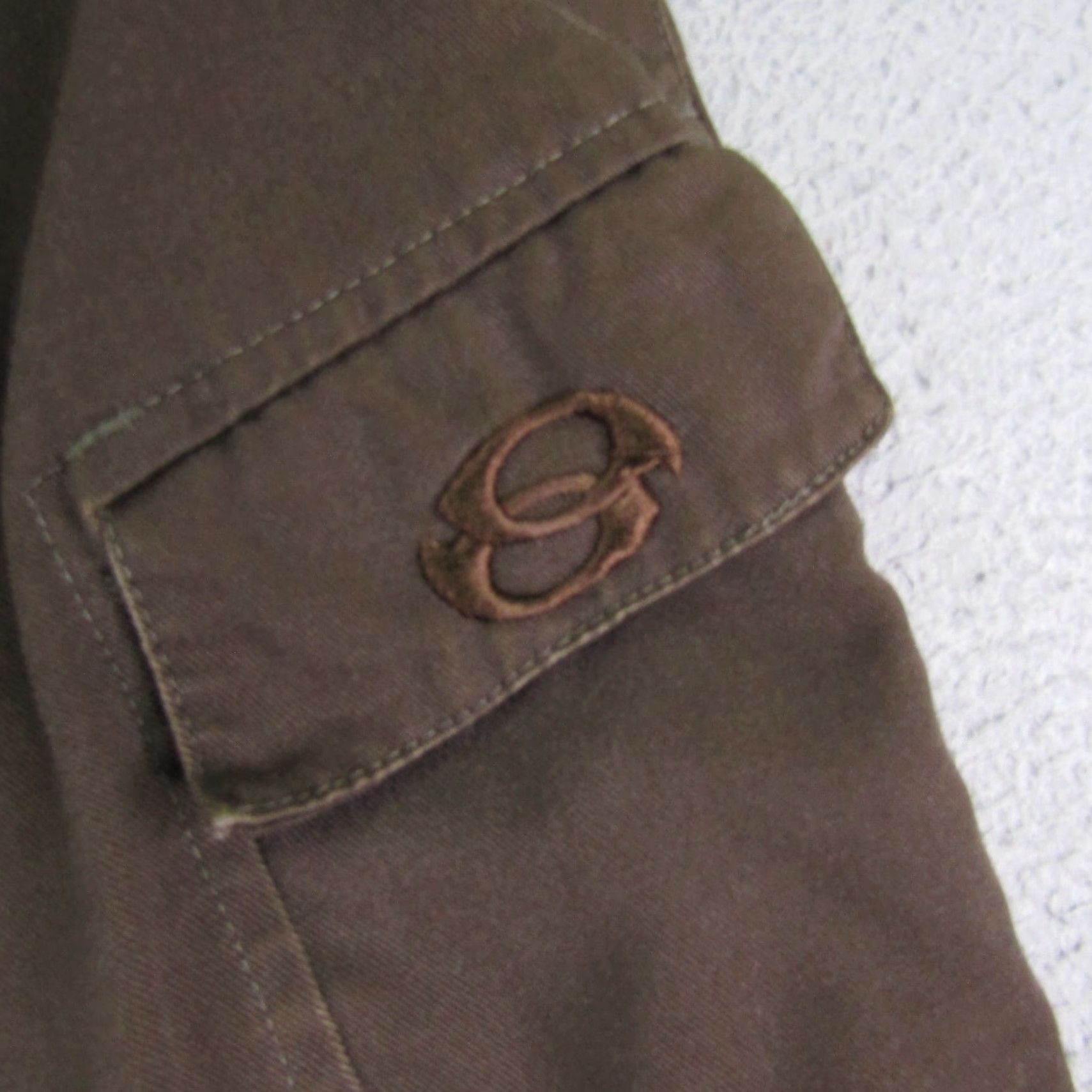 Anchor Blue VINTAGE Anchor Blue Shorts Mens 38 Cargo Baggy Grunge Y2K Brown - 38, Cotton/Poly, Cargo, Casual, Travel, Workwear, Pockets, Zipper, Logo, Button Mens Size US 38 / EU 54 - 5 Thumbnail