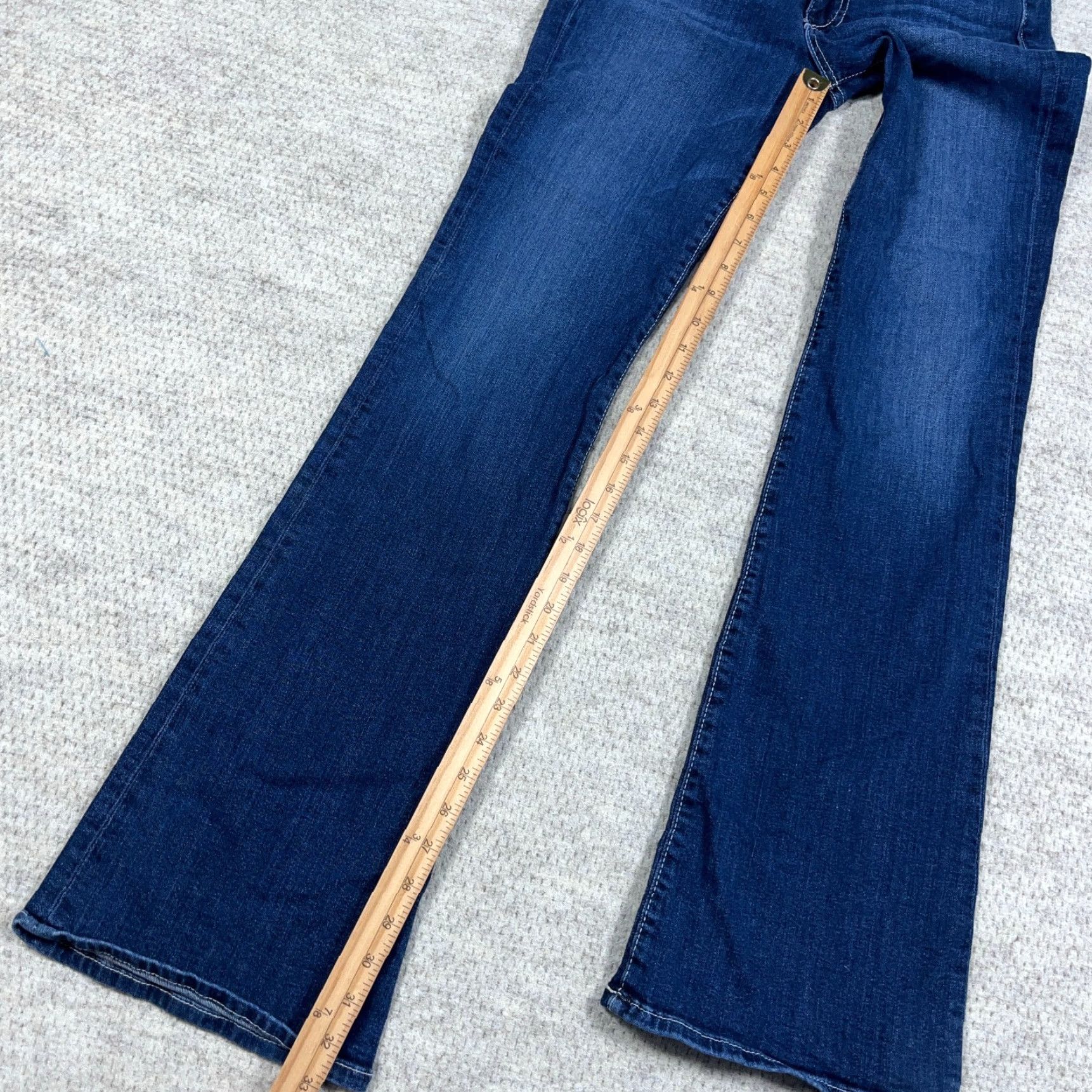 True Religion True Religion Jeans Women 30 Becca Boot Cut Dark Wash Mid Rise Made In USA Size 30" / US 8 / IT 44 - 7 Thumbnail