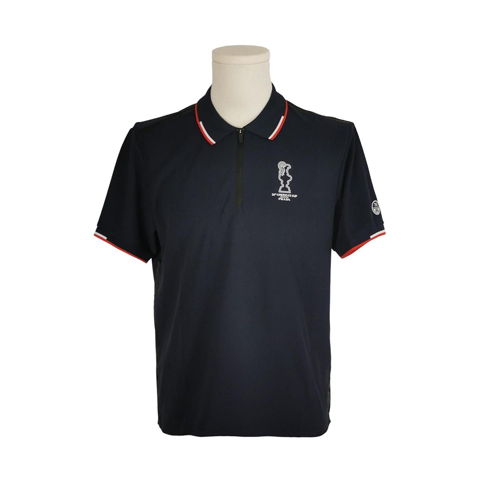 Prada Prada Color Block Striped Polo T-Shirt 0089 Size M / US 6-8 / IT 42-44 - 1 Thumbnail