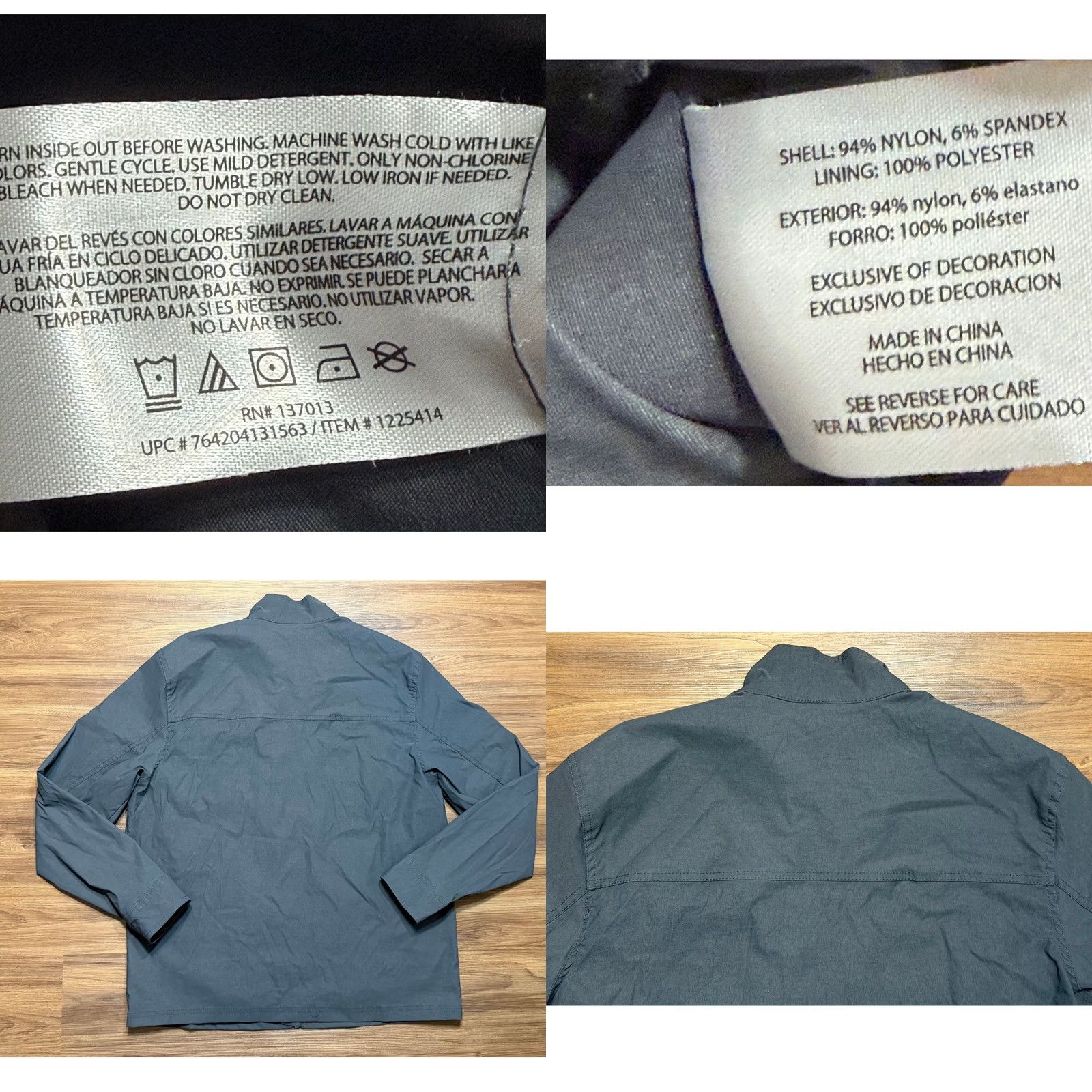 Orvis Orvis Lightweight Nylon Full Zip Windbreaker Bomber Jacket Gray Sz L Mens Size US L / EU 52-54 / 3 - 8 Thumbnail