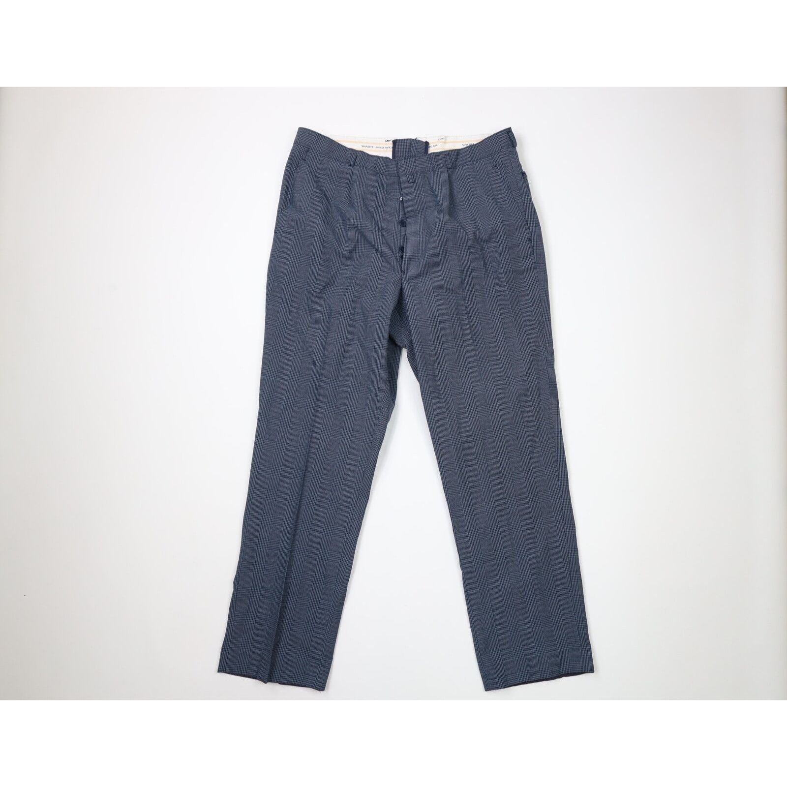Vintage 50s Streetwear Button Fly Pleated Wool Pants