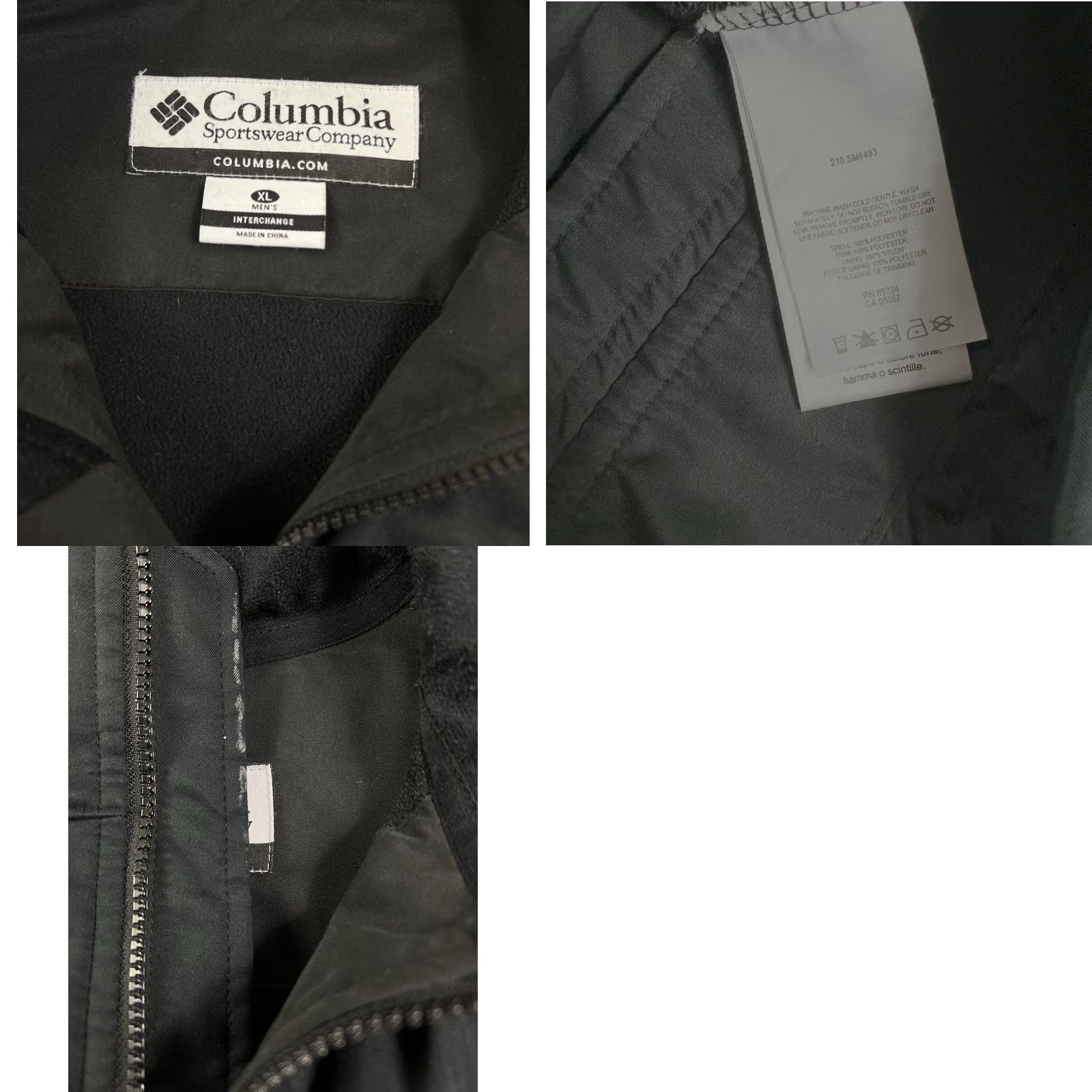 Vintage Columbia Omni Shield Interchange Full Zip Soft Shell Jacket Mens Black XL Size US XL / EU 56 / 4 - 8 Thumbnail