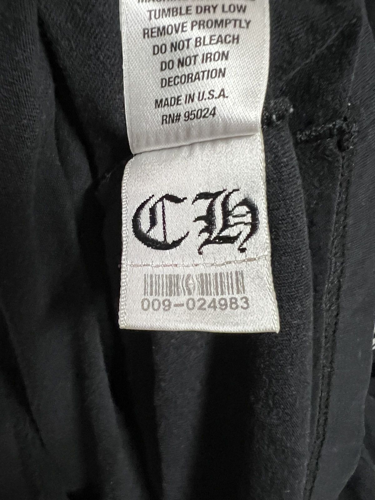 Chrome Hearts RARE! Chrome Hearts Triple Cross Horseshoe T-Shirt Black Size US XL / EU 56 / 4 - 8 Thumbnail