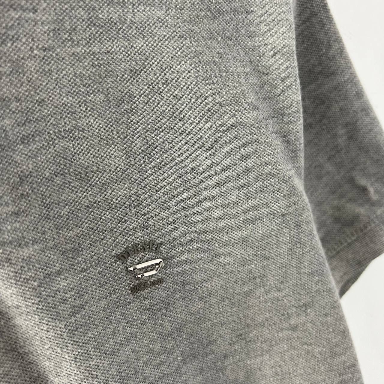 Diesel Luxury Diesel Mini Logo Denim Neck Polo T-Shirt Size US M / EU 48-50 / 2 - 3 Thumbnail