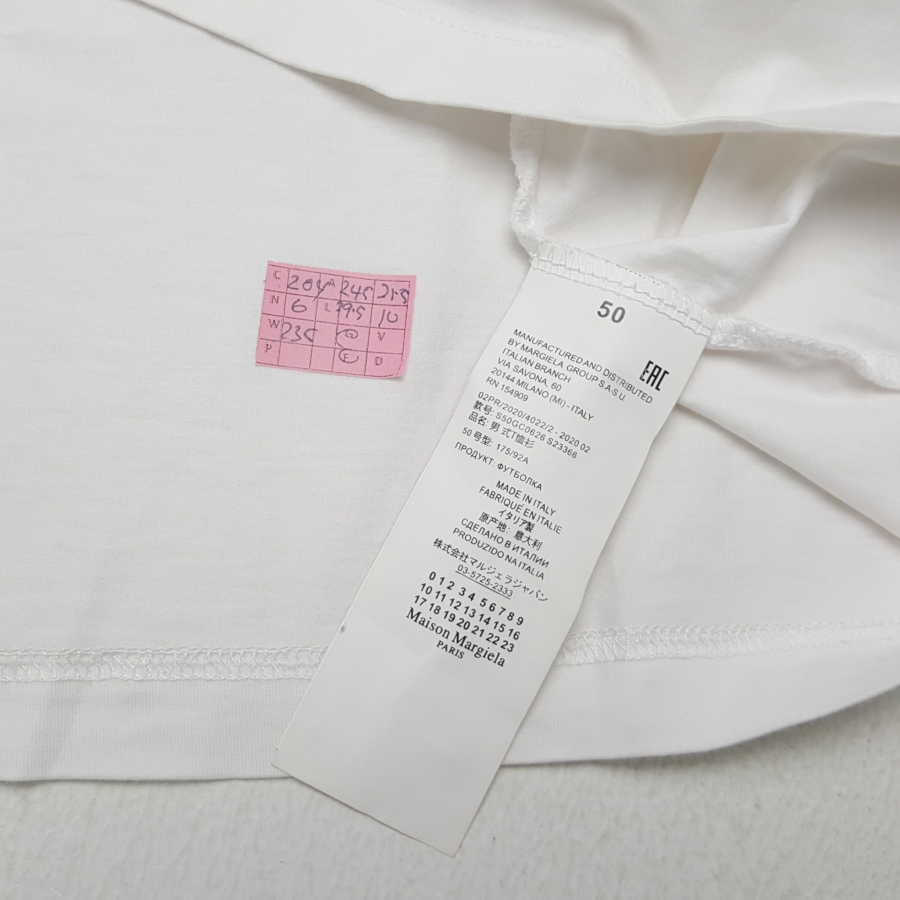 Vintage MAISON MARGIELA Fashion Designer Brand Tshirt Size US XL / EU 56 / 4 - 4 Thumbnail
