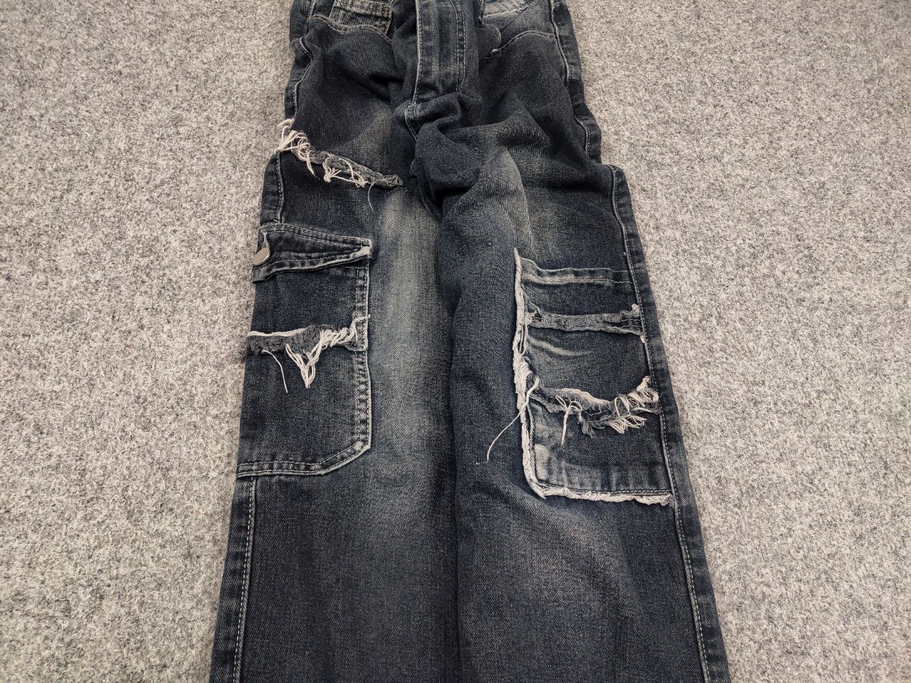 Hysteric Glamour Vtg Japan If six was nine l.g.b Style Cargo Denim Jeans Size US 32 / EU 48 - 5 Thumbnail