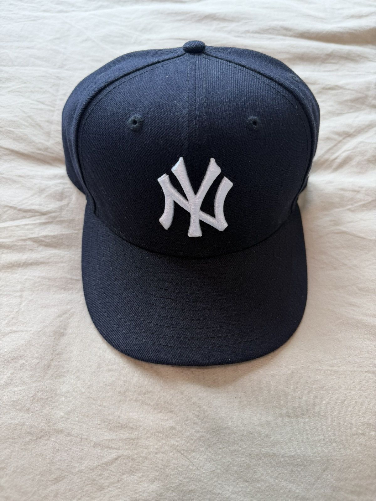 New Era New York Yankees 59Fifty Navy Fitted Hat 7 5/8 Size ONE SIZE - 5 Thumbnail