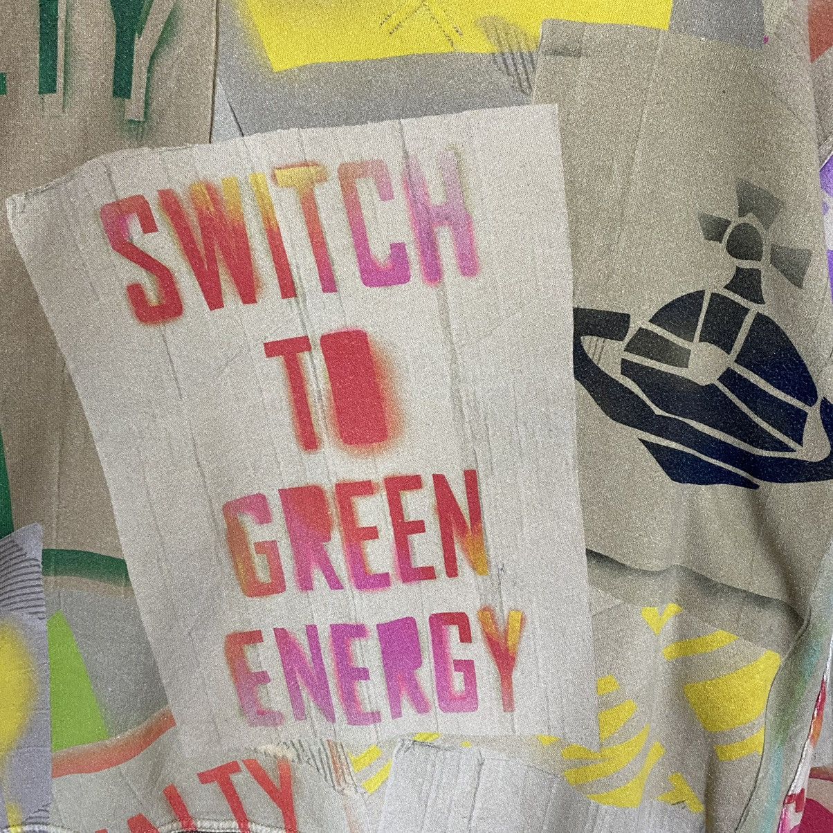 Vivienne Westwood Vivienne Westwood Man Switch To Green Energy Sweatshirt Size US L / EU 52-54 / 3 - 8 Thumbnail