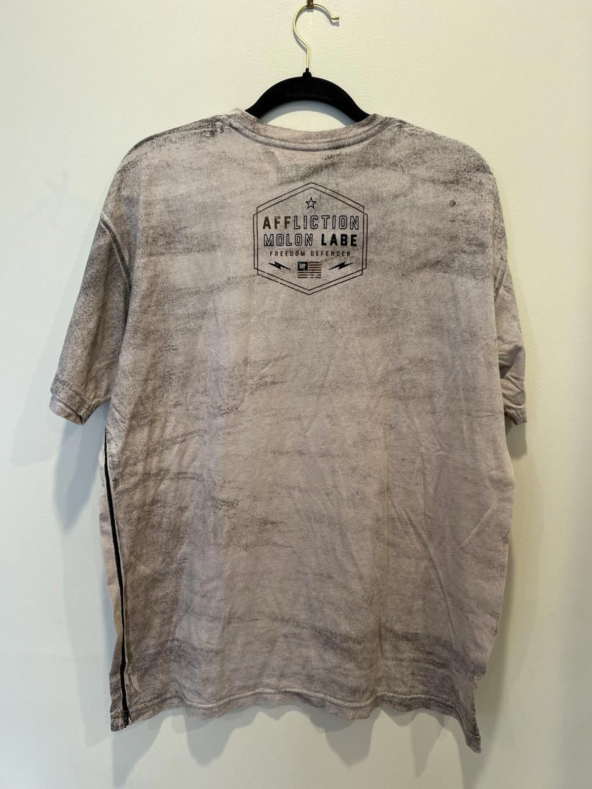 Affliction Affliction Molon Labe Freedom Defender Graphic T-Shirt 2XL Size US XXL / EU 58 / 5 - 5 Thumbnail