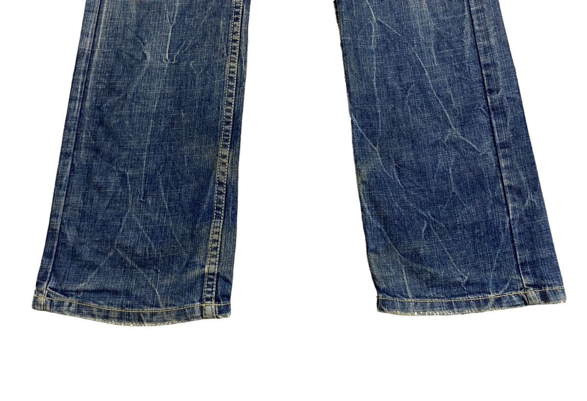If Six Was Nine Rare Design Vintage Brand Red Pepper Flared Jeans 1990s Size US 32 / EU 48 - 9 Thumbnail