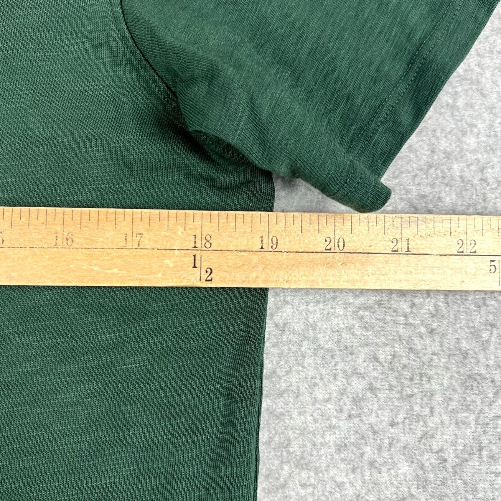 Vintage American Giant Shirt Crew Large Green Premium Huckberry USA Made Short Sleeve Size US L / EU 52-54 / 3 - 5 Thumbnail