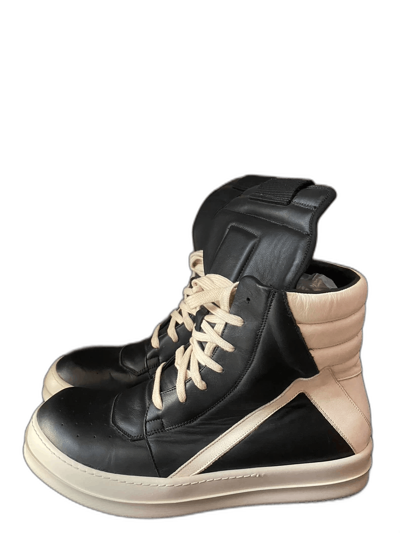 Rick Owens Rick Owens High-Top Leather Sneakers Size 41 Size US 8 / EU 41 - 1 Thumbnail