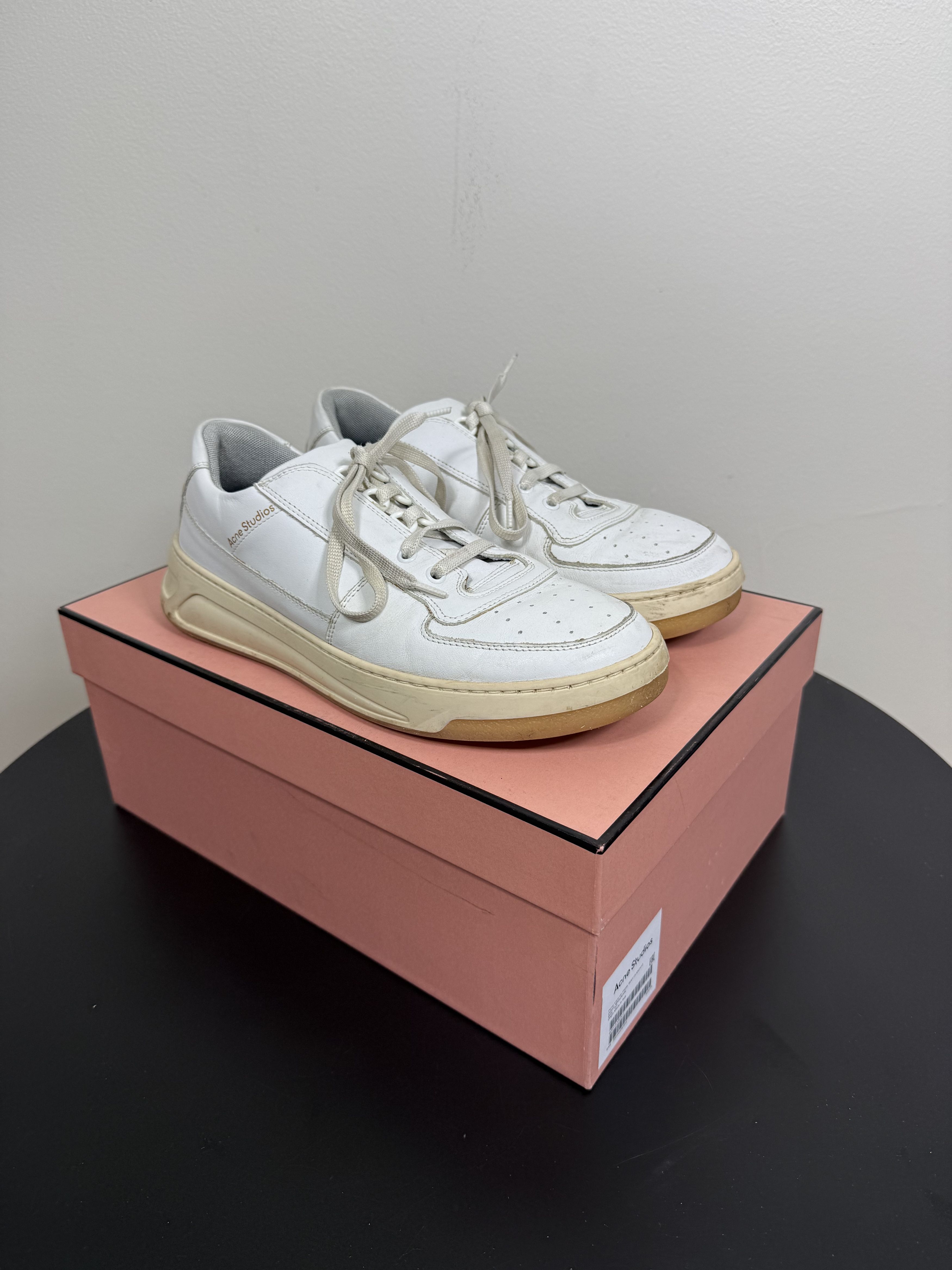 Acne Studios FW20 "Perey" White Lace Sneakers Size US 8 / EU 41 - 1 Thumbnail