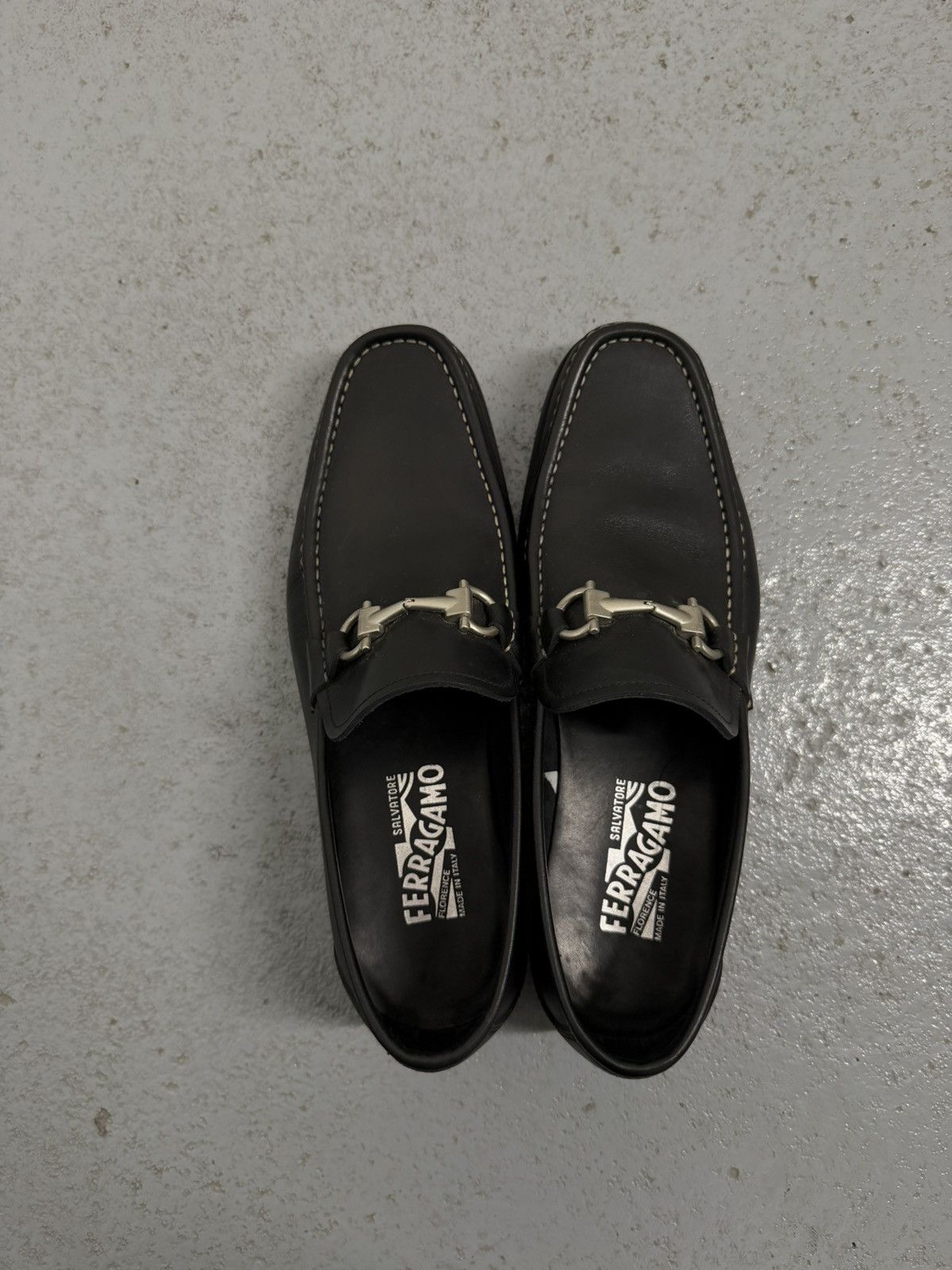 Salvatore Ferragamo Vintage Salvatore Ferragamo Metal Buckle Leather Moccasins Size US 8 / EU 41 - 7 Thumbnail