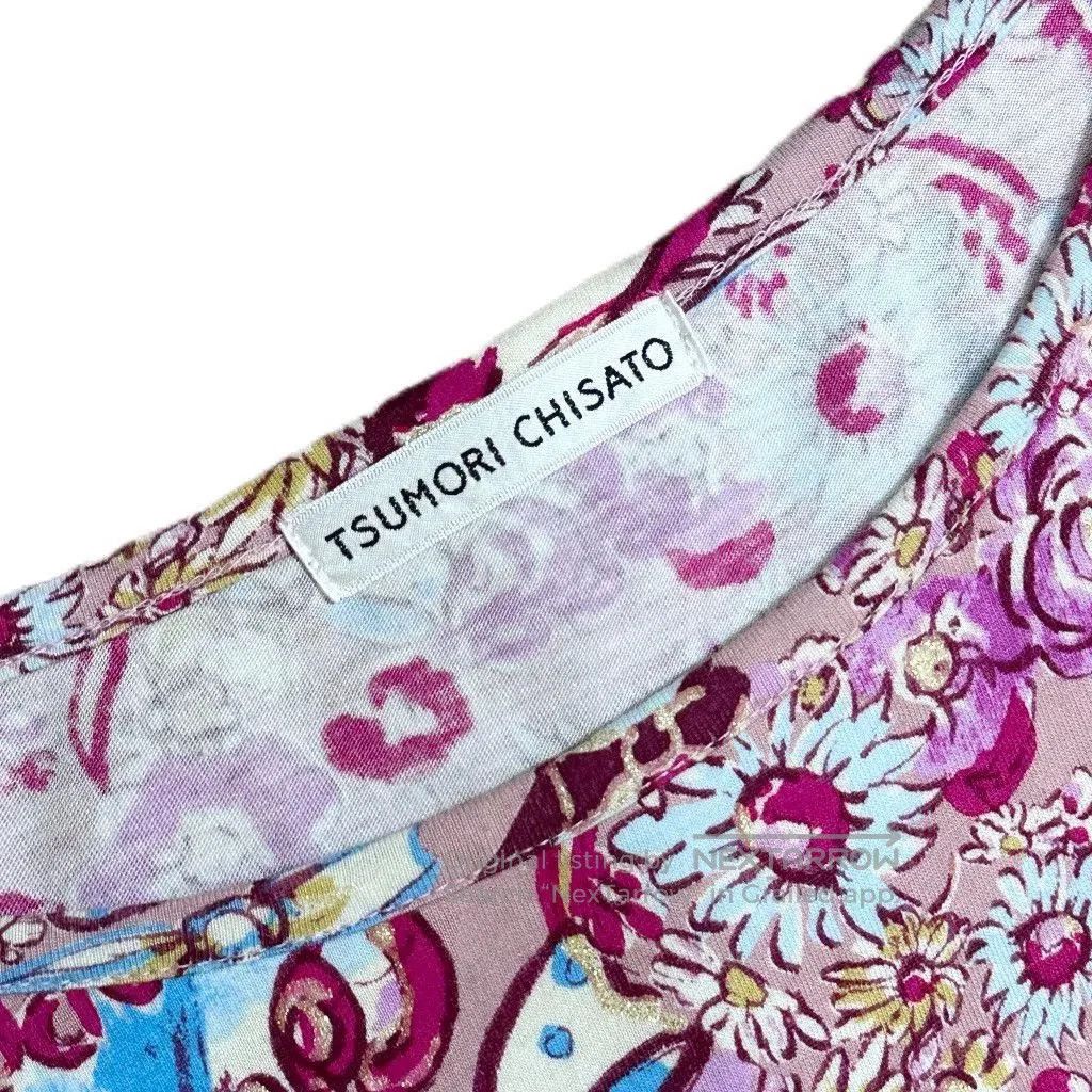 Tsumori Chisato Tsumori Chisato Asymmetric Shoulder Floral Top. Size M / US 6-8 / IT 42-44 - 4 Thumbnail