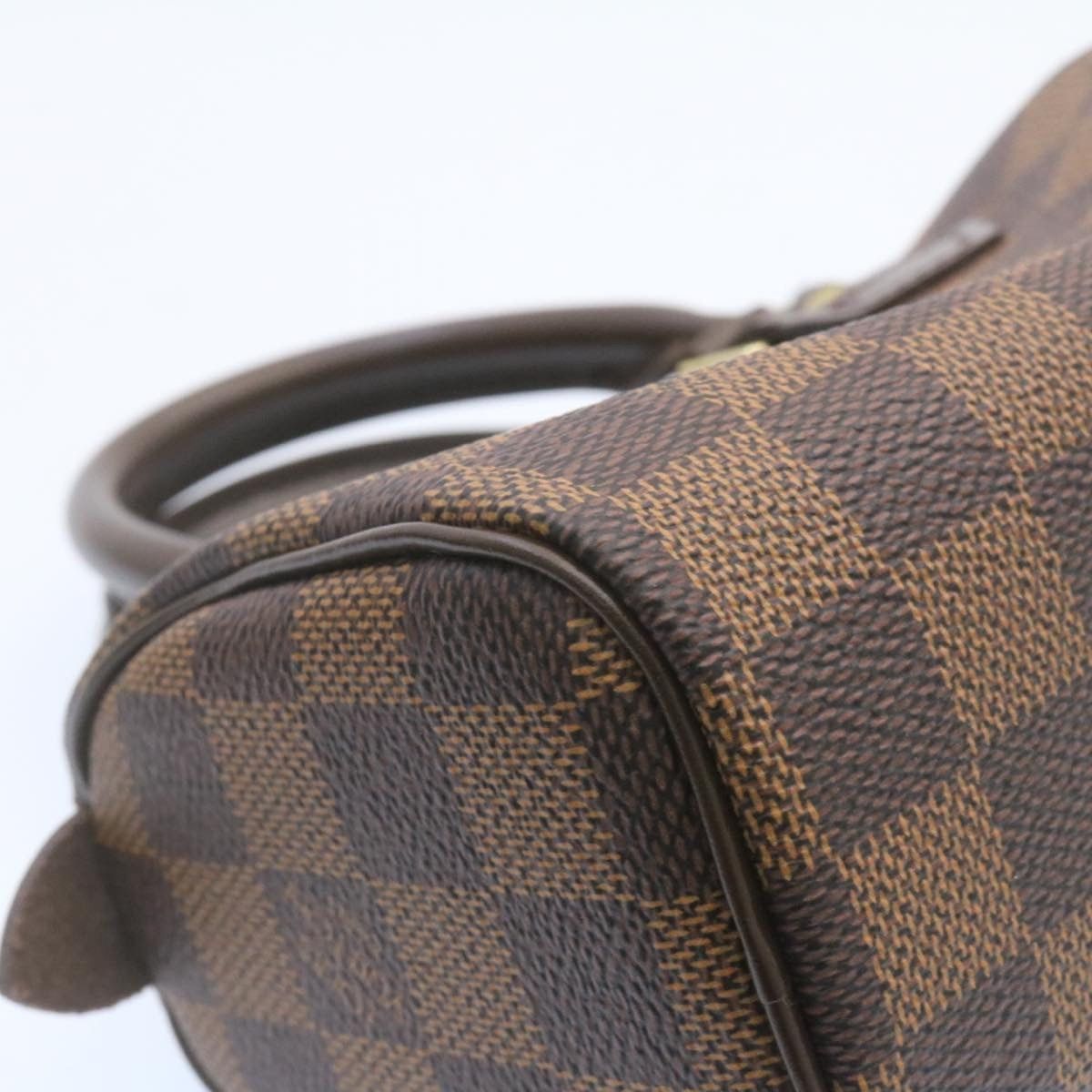 Louis Vuitton LOUIS VUITTON Damier Ebene Mini Speedy Hand Bag M41534 Size ONE SIZE - 9 Thumbnail