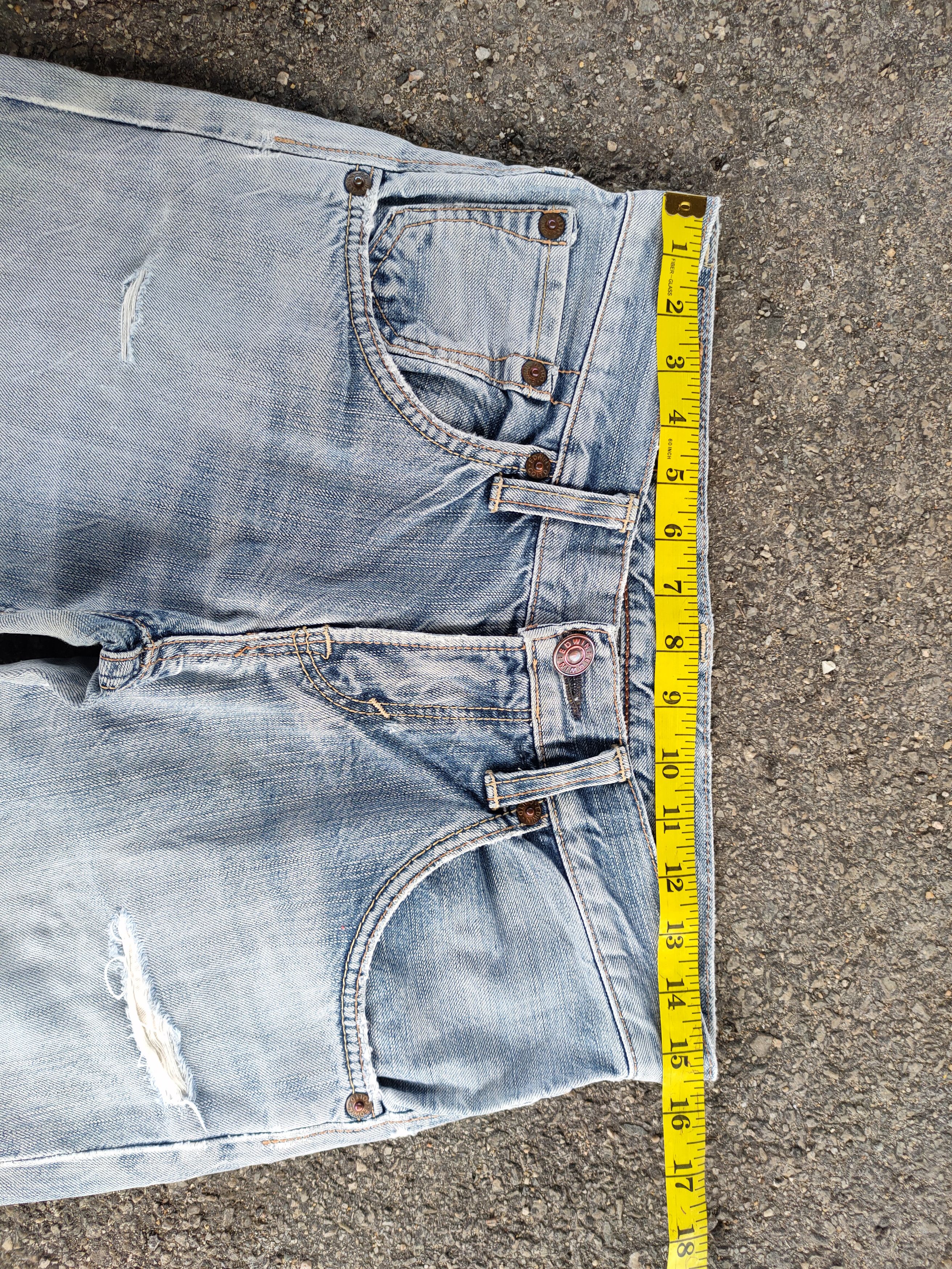 Edwin FLARE VINTAGE EDWIN FADED RIPPED JEANS DENIM PANTS Size US 30 / EU 46 - 7 Thumbnail