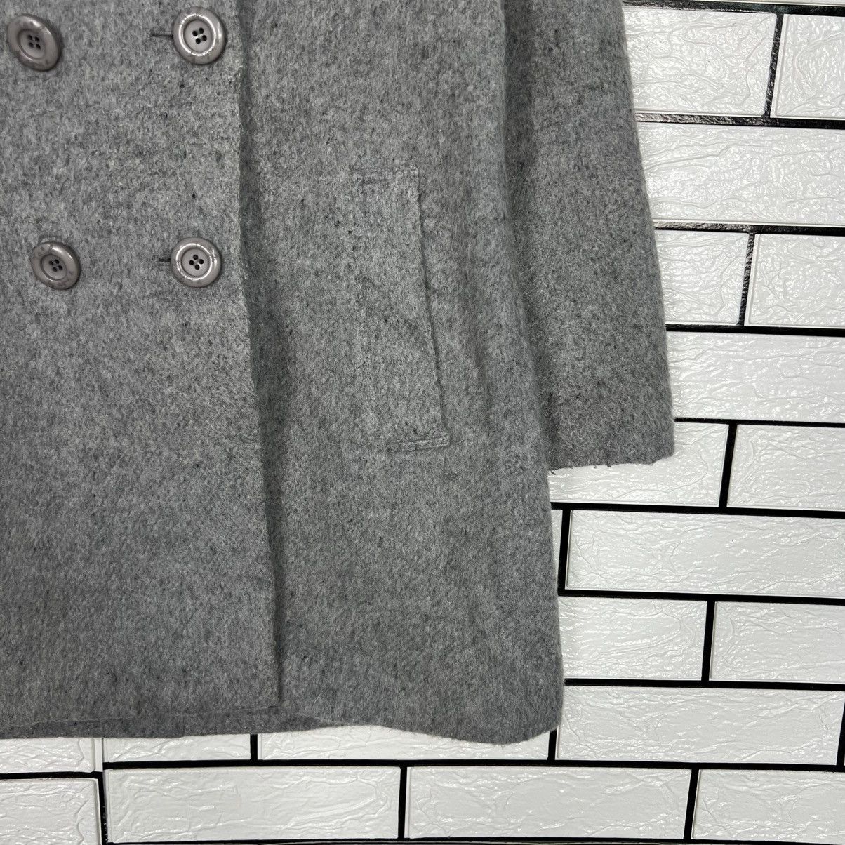 agnes b. agnes b. Double Breasted Overcoat Wool Blend #4135-C188 Size S / US 4 / IT 40 - 6 Thumbnail