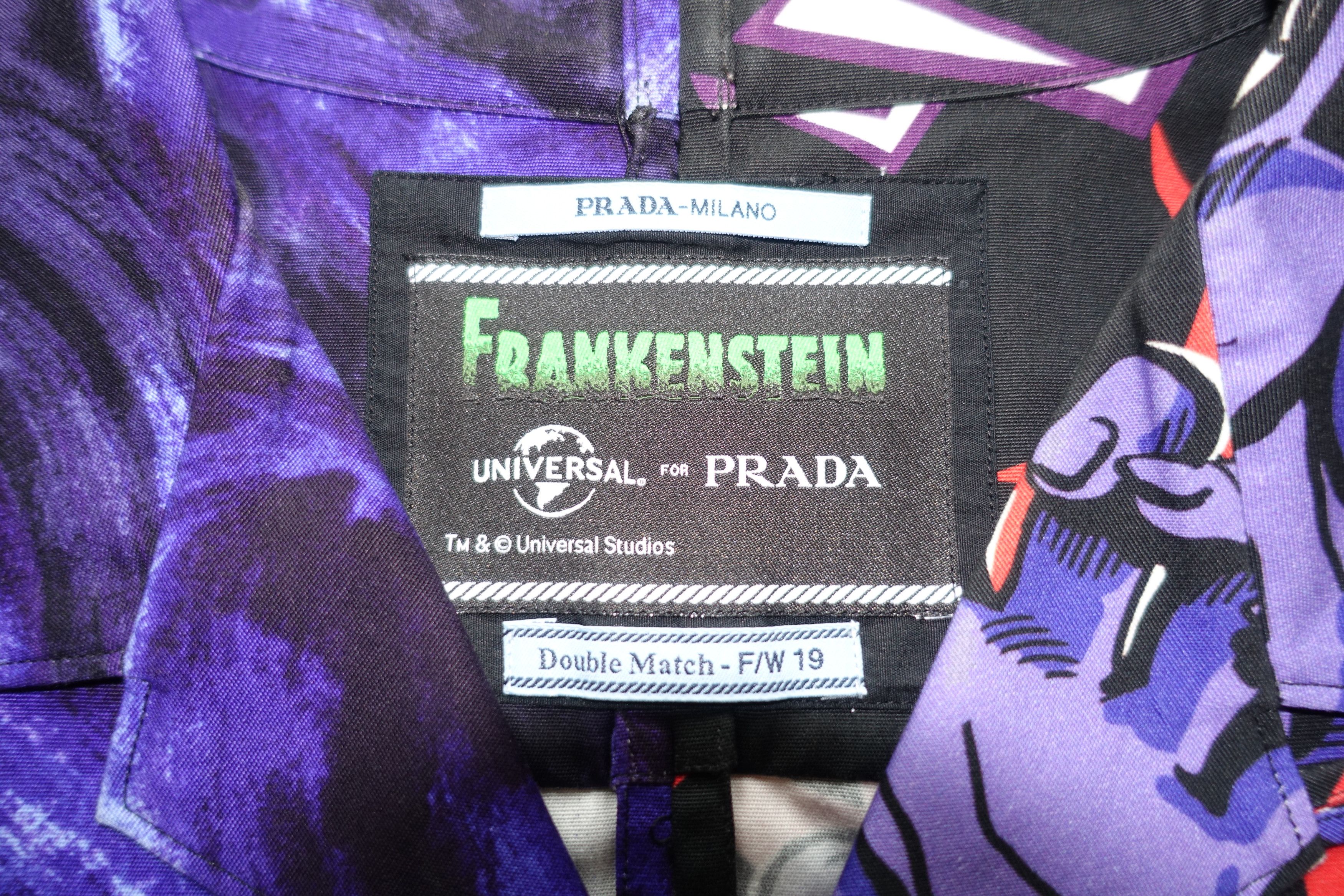 Prada FW19 double match Frankenstein Universal shirt Size US L / EU 52-54 / 3 - 9 Thumbnail