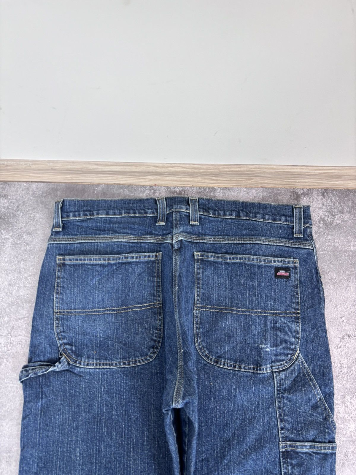 Dickies Dickies Y2K Hype Blue Carpenter Baggy Denim Jeans Size US 36 / EU 52 - 5 Thumbnail