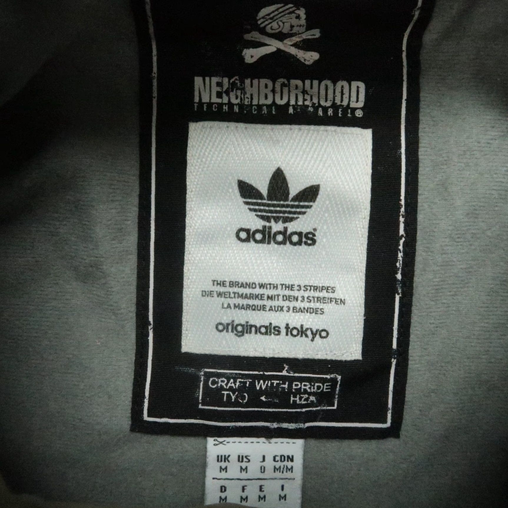 Adidas Adidas x Neighborhood Jacket Mens M Brown Tan Snap Originals Tokyo Windbreaker Regular Zip Pockets All Seasons Nylon Beige 90s Mens Size US M / EU 48-50 / 2 - 3 Thumbnail