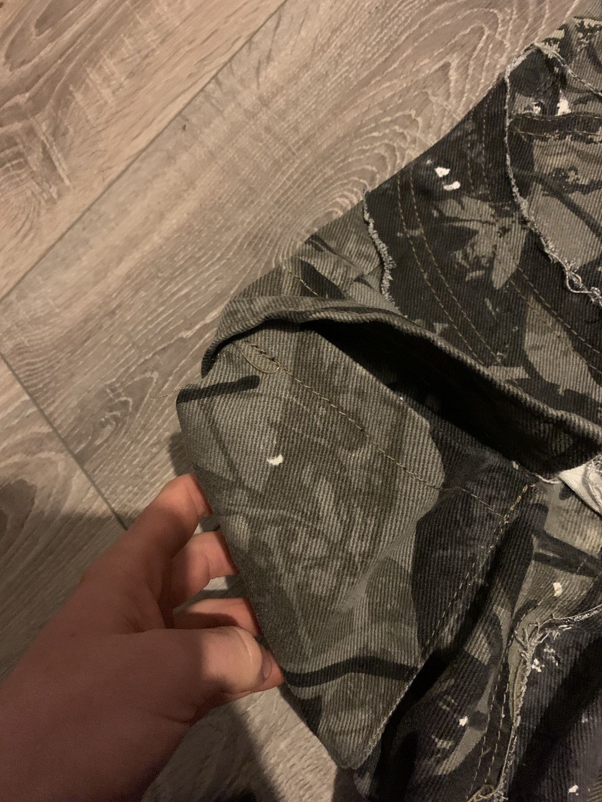 Other Distressed Camo Cargo Pants Size US 32 / EU 48 - 4 Thumbnail