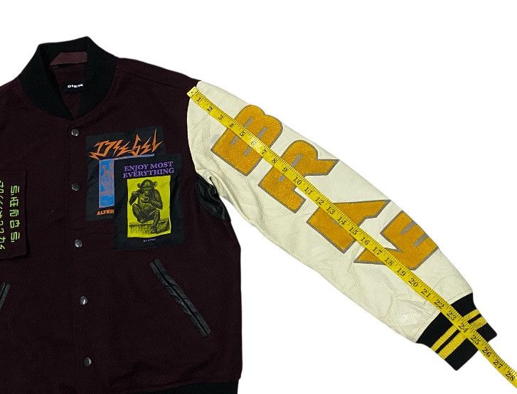 Diesel Diesel 2018AW Varsity Bomber Jacket Size US S / EU 44-46 / 1 - 21 Thumbnail