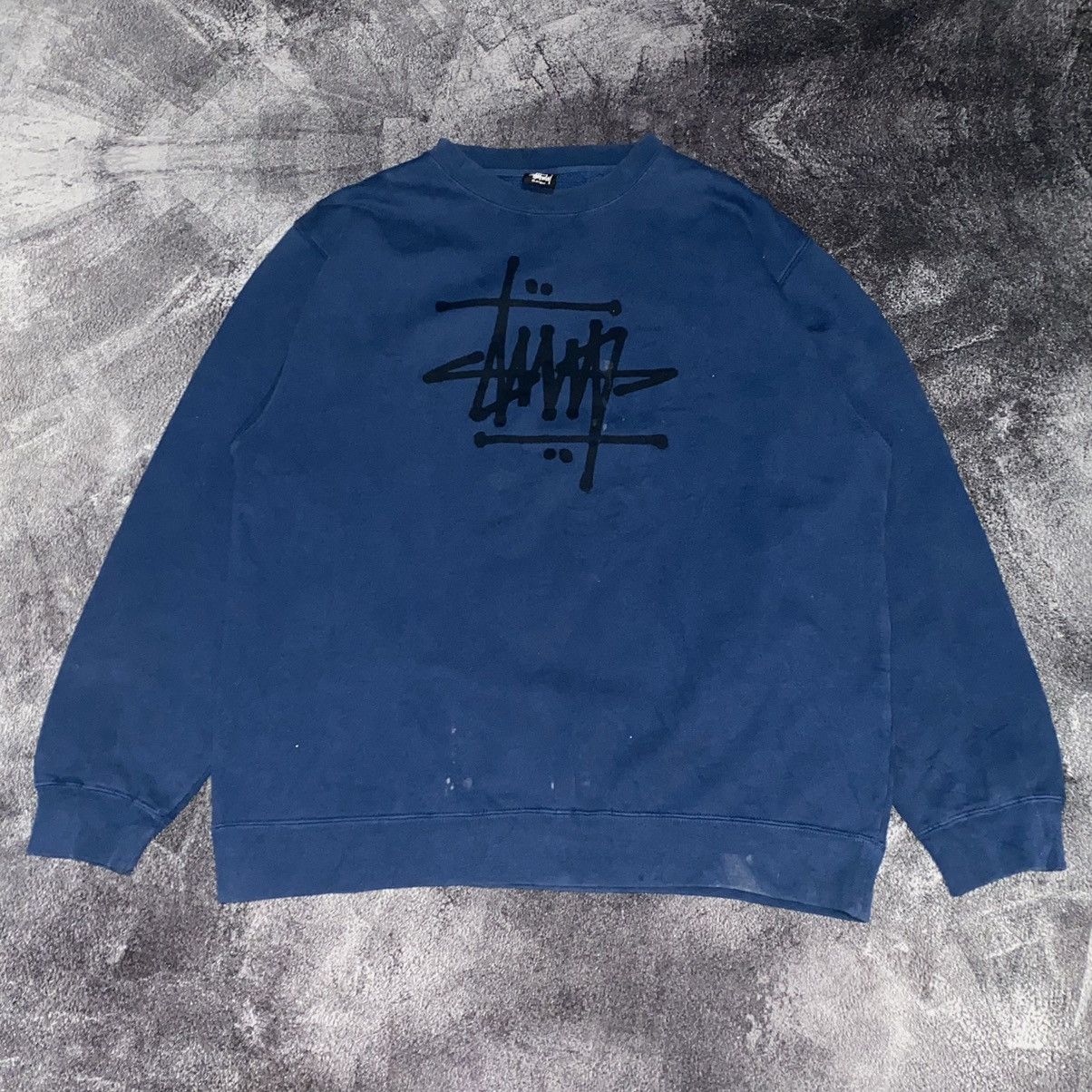 Stussy × Vintage ❌SOLD❌ RARE❤️‍🔥❤️‍🔥 Stussy Double Basic 90s Size US L / EU 52-54 / 3 - 1 Thumbnail