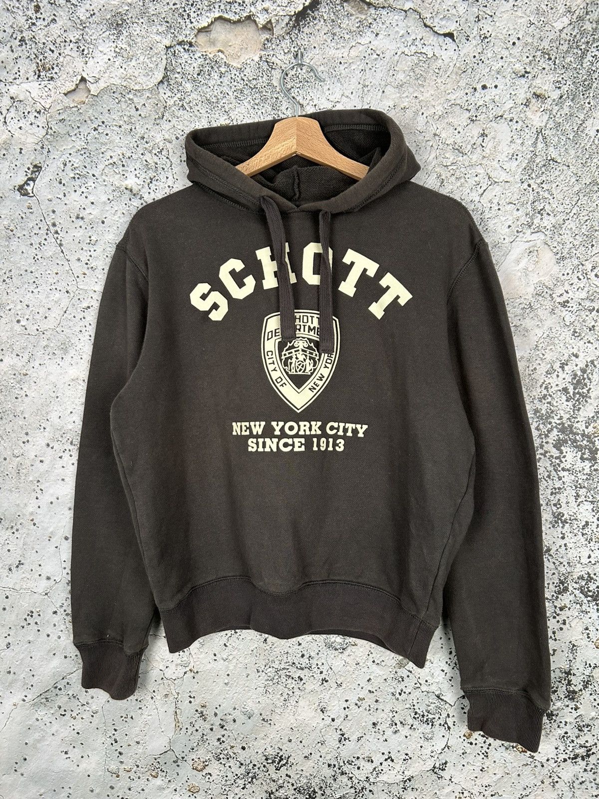 Schott Vintage Schott New York City Hoodie Boxy Baggy Streetwear Size US M / EU 48-50 / 2 - 1 Thumbnail