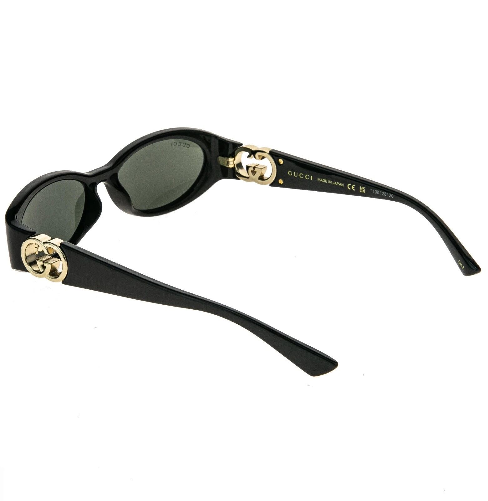 Gucci GUCCI GG1660S Black Narrow 1660 GG Fashion Sunglasses 001 Size ONE SIZE - 6 Thumbnail