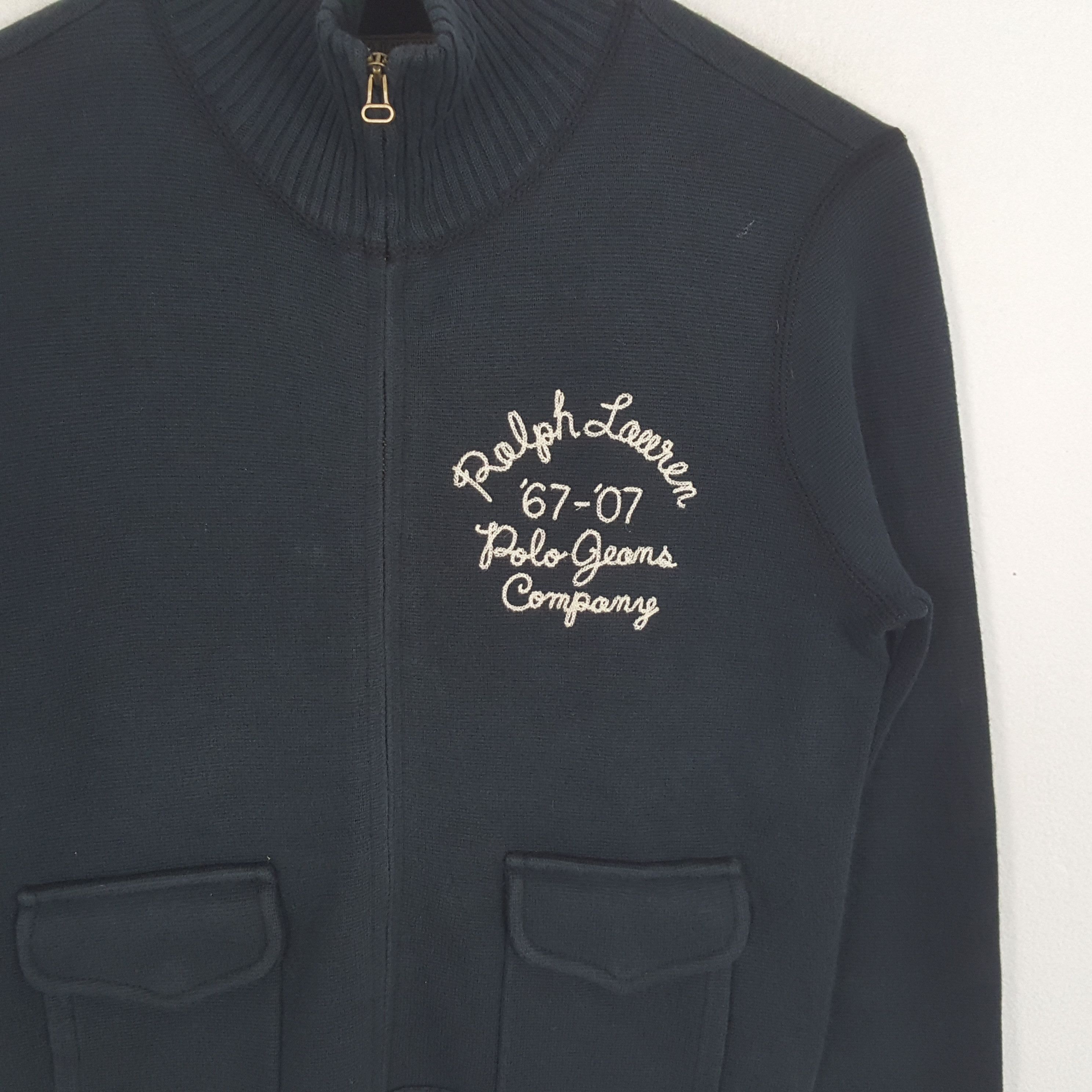 Polo Ralph Lauren Vintage POLO RALPH LAUREN Zipper Sweatshirt Size S / US 4 / IT 40 - 2 Thumbnail