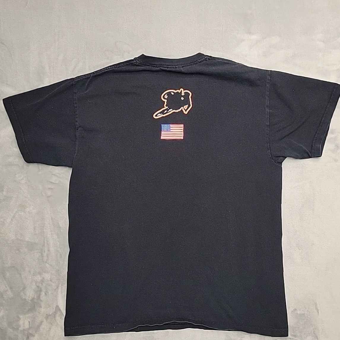 Gildan VINTAGE AMA Pro Shirt Mens Medium Black Motocross Racing Moto Cross Race UAS Flag TEE Size US M / EU 48-50 / 2 - 4 Thumbnail
