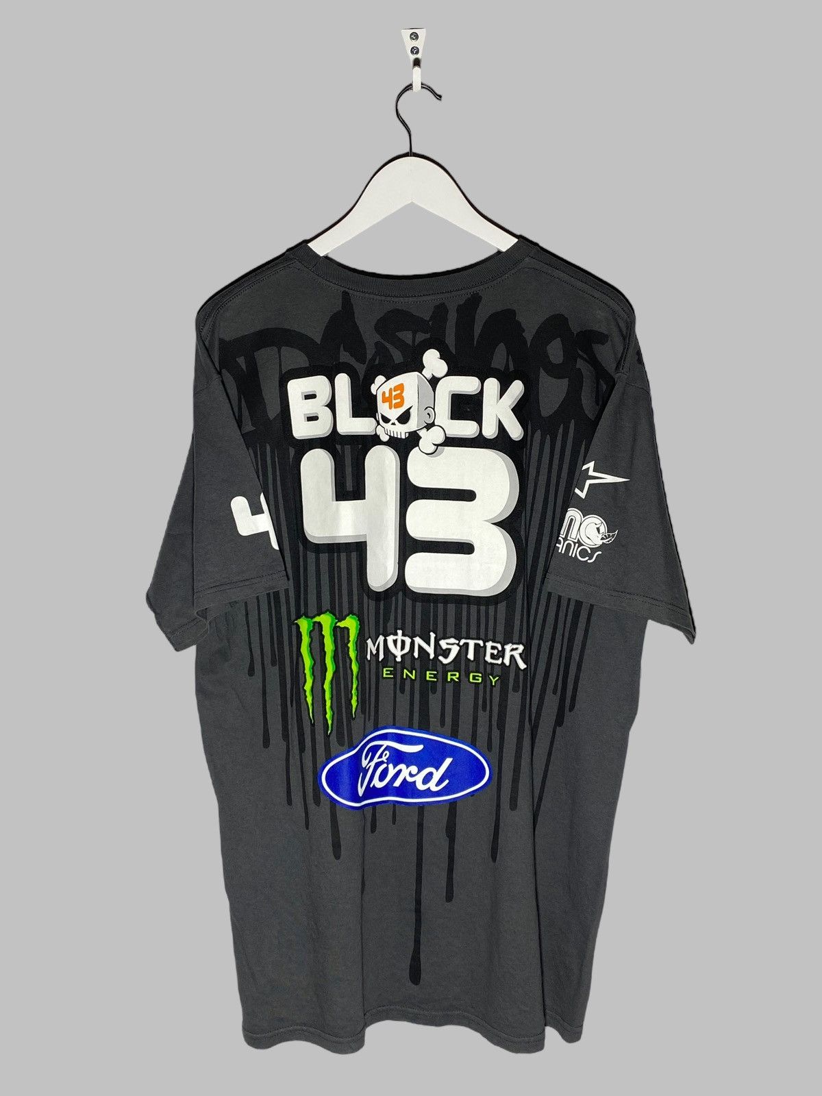 DC × Vintage Vintage DC Monster Y2k Block Energy Ford Racing Black Shirt Size US L / EU 52-54 / 3 - 1 Thumbnail