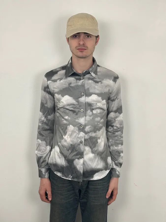 Moschino Moschino Cloud Grey Shirt Size US S / EU 44-46 / 1 - 2 Thumbnail