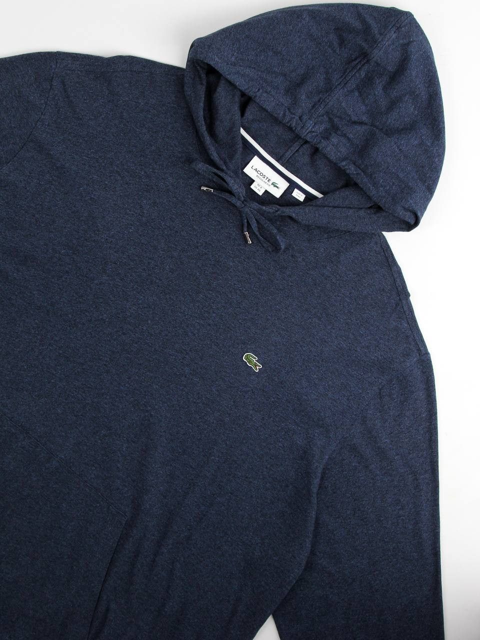 Lacoste LACOSTE Knitted lightweight hoodie with logo Size US XXL / EU 58 / 5 - 7 Thumbnail