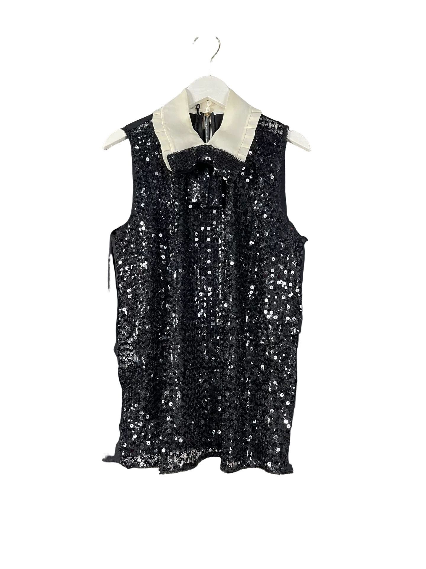 Miu Miu Miu Miu Sequin Sleeveless Blouse Size 36 Size XS / US 0-2 / IT 36-38 - 1 Thumbnail