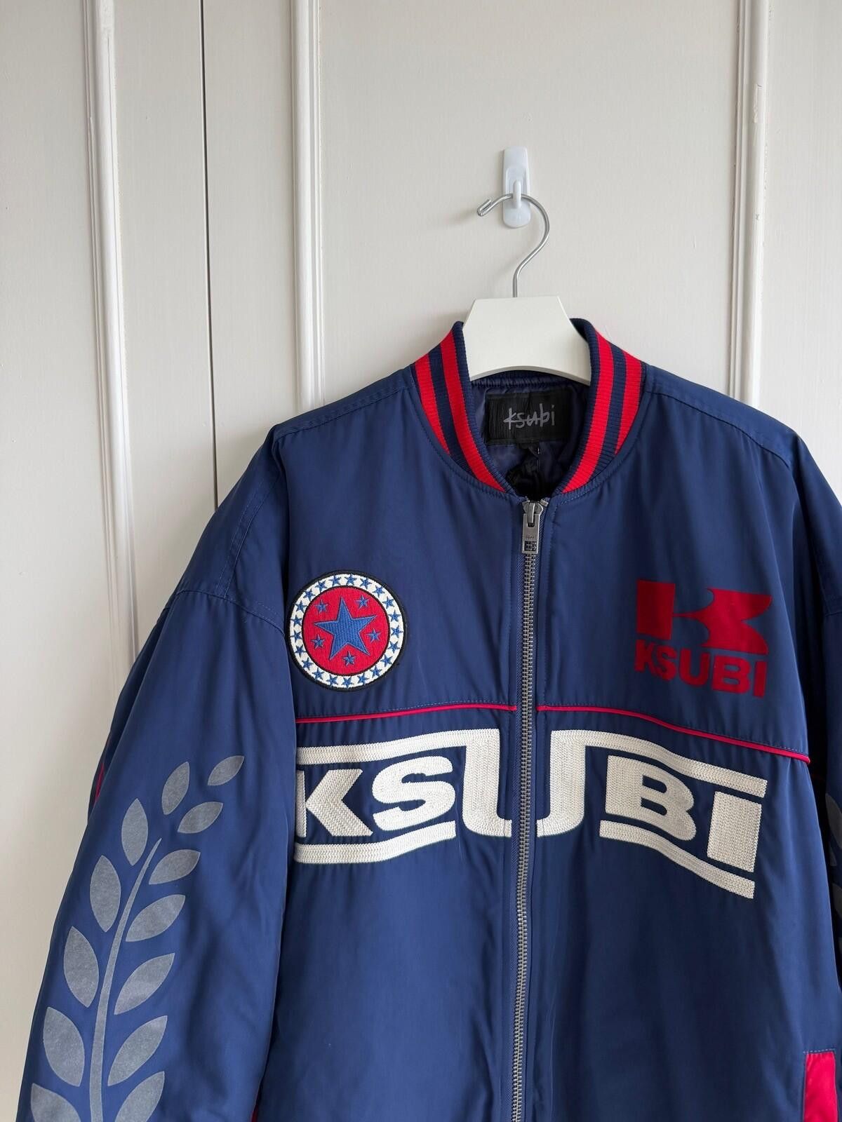 Ksubi new Ksubi ZOOM MA-1 BOMBER JACKET SATIN BLUE medium m top Size US M / EU 48-50 / 2 - 2 Thumbnail