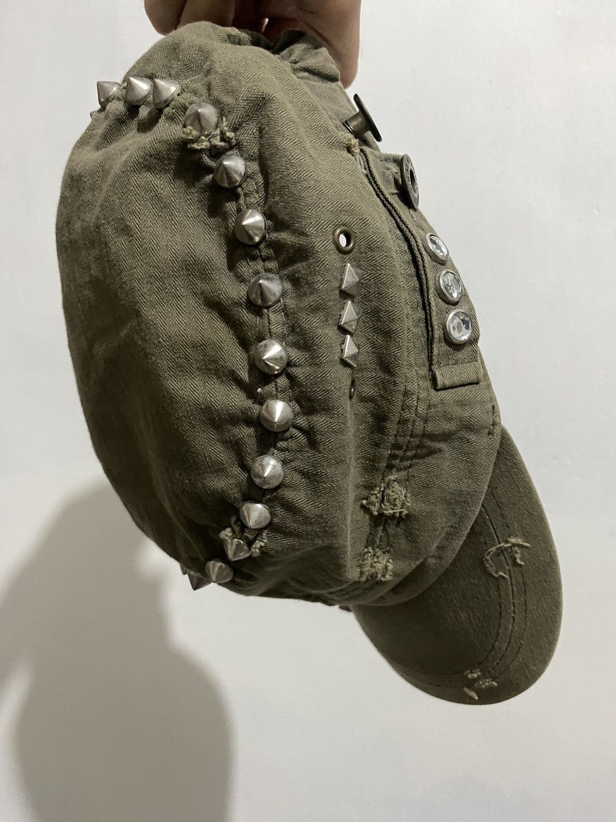 Hysteric Glamour × If Six Was Nine × Japanese Brand Cadet Distressed Spike Hat Size ONE SIZE - 5 Thumbnail
