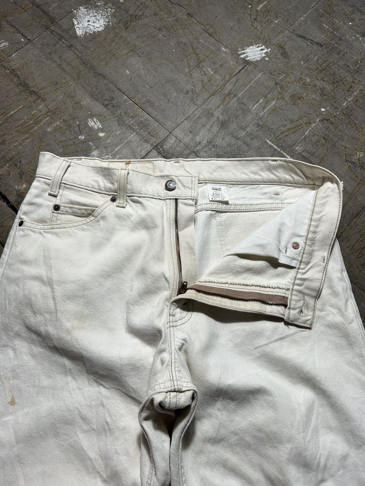 Levi's × Vintage Vintage Levi’s 550 Orange Tab Denim Jeans Size US 33 - 4 Thumbnail