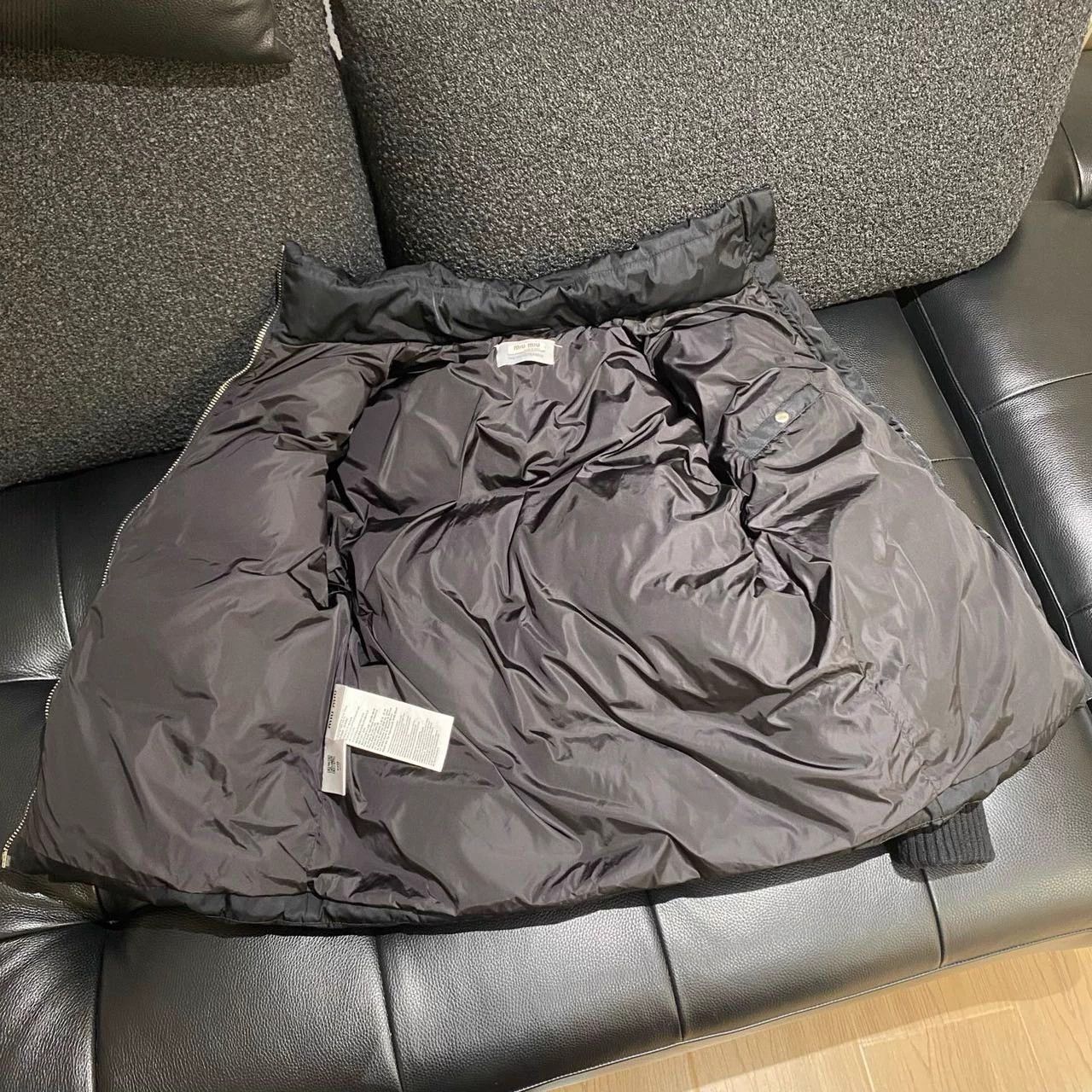 Miu Miu Miu Miu Black Full Crystal Stand Collar Short Down Jacket 36 Size XS / US 0-2 / IT 36-38 - 3 Thumbnail
