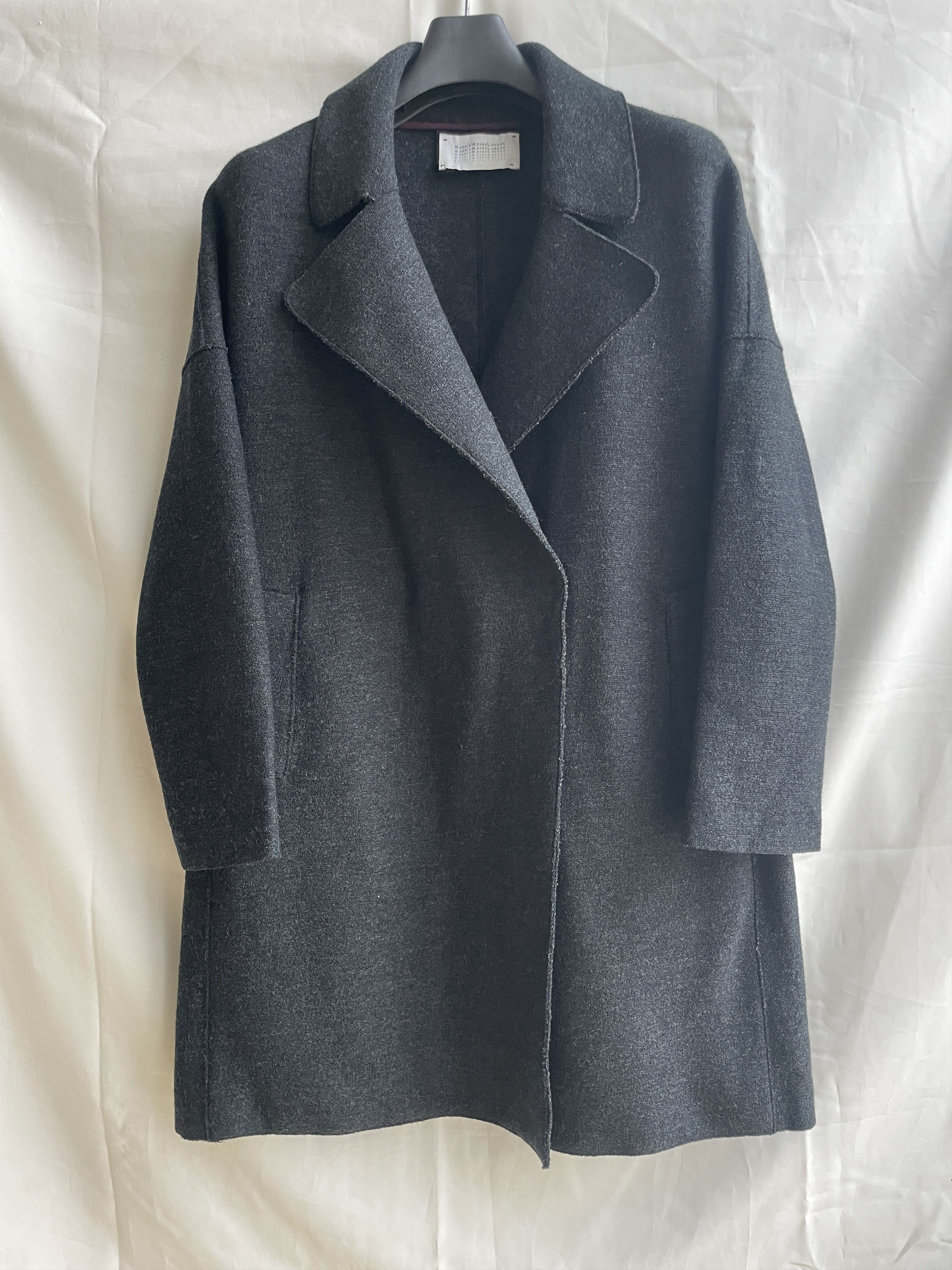 Harris Wharf London Harris Wharf London Womens Boiled Wool Coat Size M Size M / US 6-8 / IT 42-44 - 1 Thumbnail