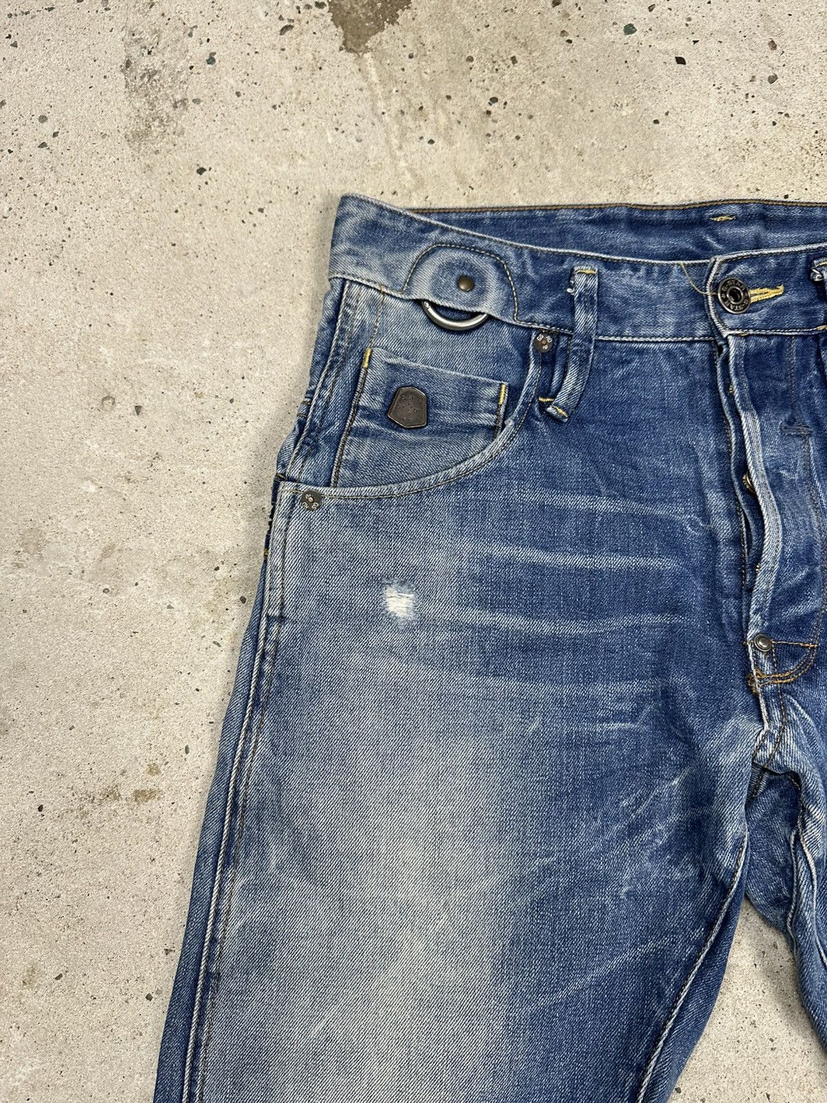 G-Star Vintage Y2K G Star Raw Tapered Denim Pants Jeans Zippers Size US 30 / EU 46 - 8 Thumbnail